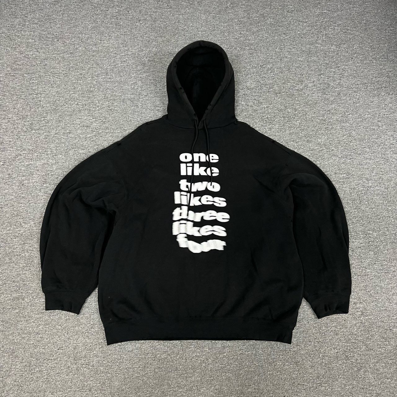 Balenciaga Balenciaga Waterfront Phantom Letter Print Destroyed Worn H Size US S / EU 44-46 / 1 - 1 Thumbnail