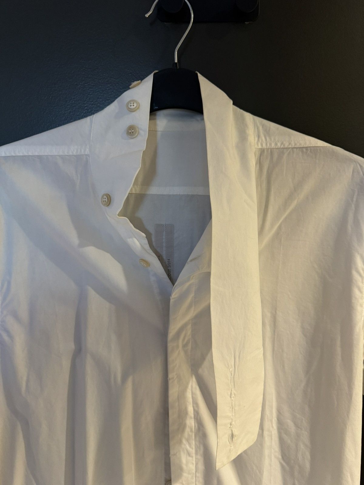Rick Owens Rick Owens SS14 Vicious Island Draped Collar Shirt Size US L / EU 52-54 / 3 - 6 Thumbnail
