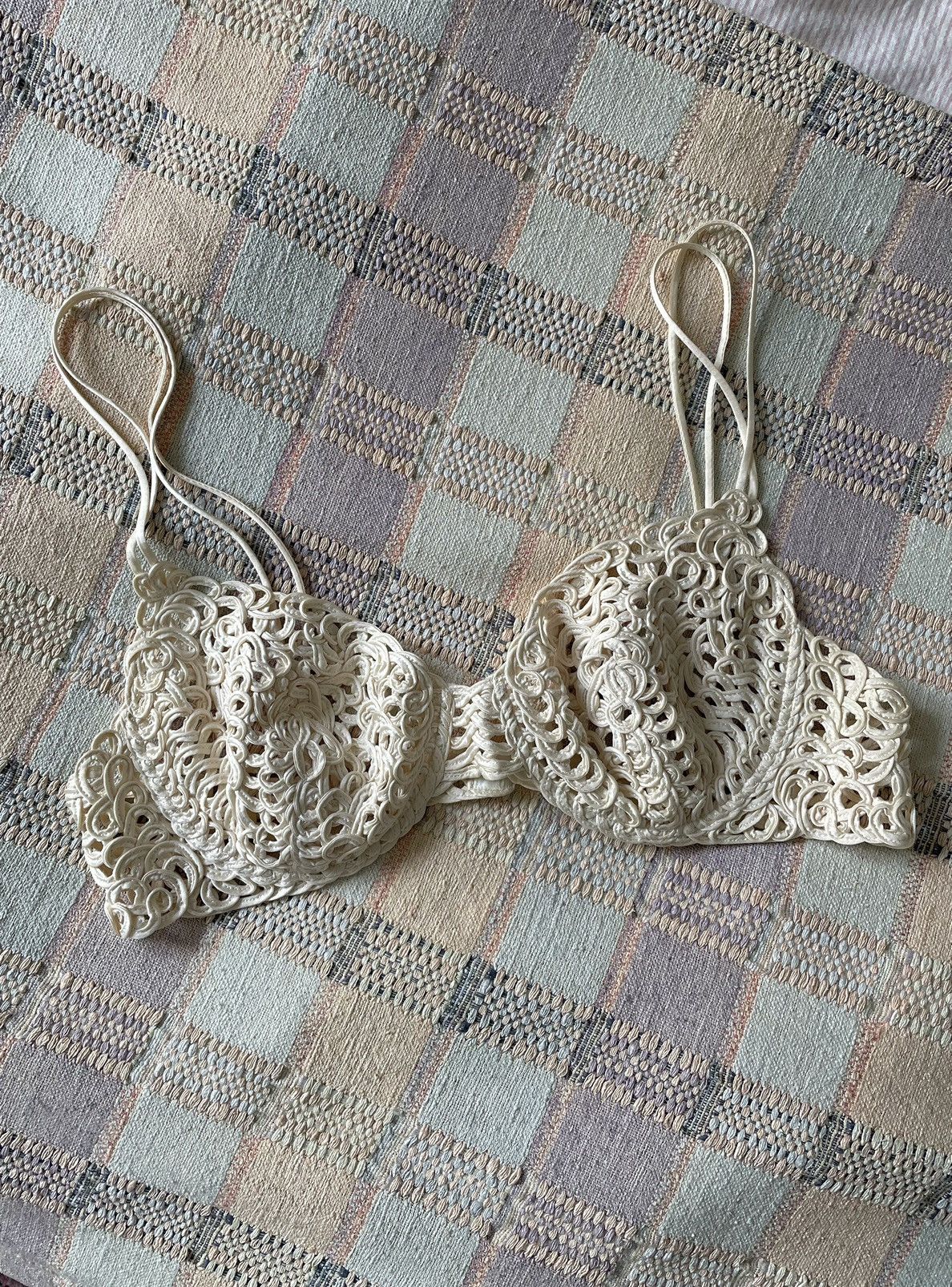 La Perla La Perla Silk Soutache Bra Size ONE SIZE - 1 Thumbnail