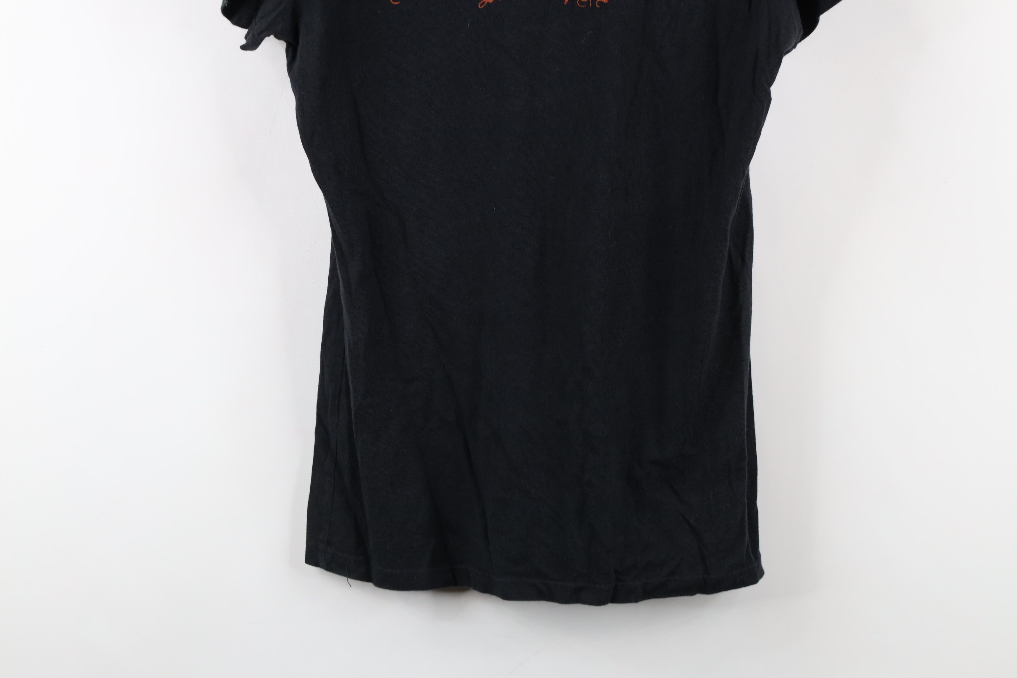Harley Davidson × Vintage Vintage Y2K Harley Davidson Spell V-Neck T-Shirt Black USA Size M / US 6-8 / IT 42-44 - 14 Thumbnail