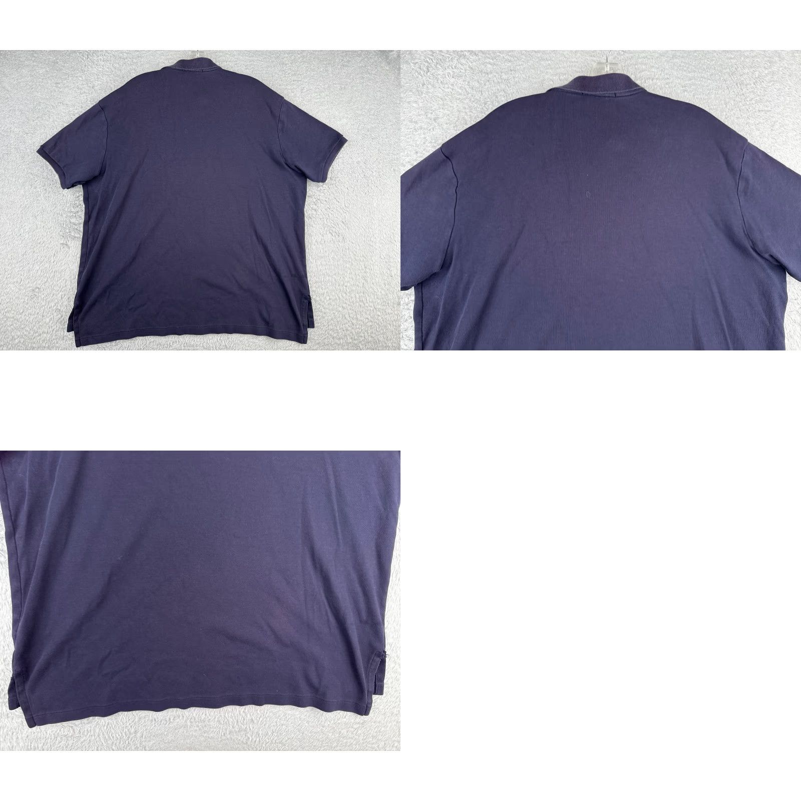 Ralph Lauren VINTAGE Polo Ralph Lauren Shirt Men 2XL Blue Cotton Jersey Custom Fit read Size US XXL / EU 58 / 5 - 9 Thumbnail