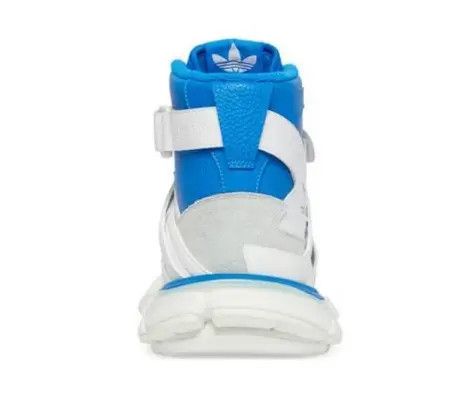 Adidas × Balenciaga o1in1g0924 Track Forum Sneakers in White & Blue Size US 12 / EU 45 - 6 Thumbnail