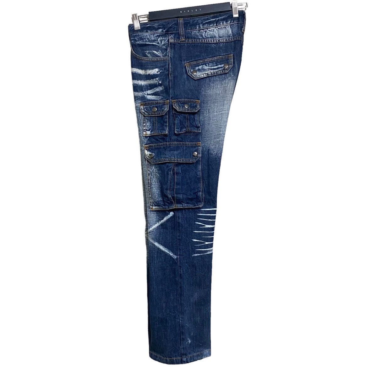 Japanese Brand Japanese Brand Vomanie Denim Cargo Pants Size US 34 / EU 50 - 5 Thumbnail