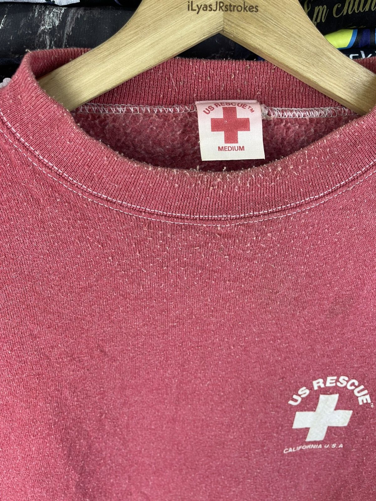 Vintage Vintage Us Rescue California USA Sweashirt Size US M / EU 48-50 / 2 - 6 Thumbnail