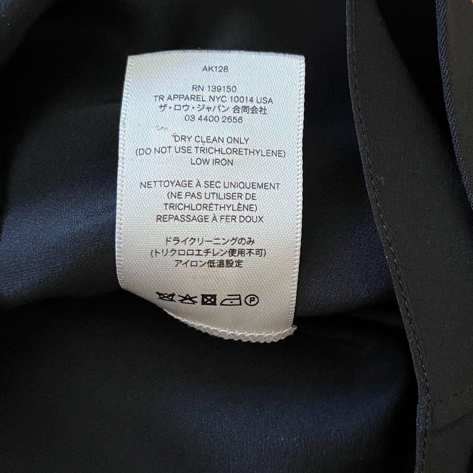 The Row The Row Perry Black V-Neck Dolman-Sleeve Shift Dress Size XS / US 0-2 / IT 36-38 - 7 Thumbnail