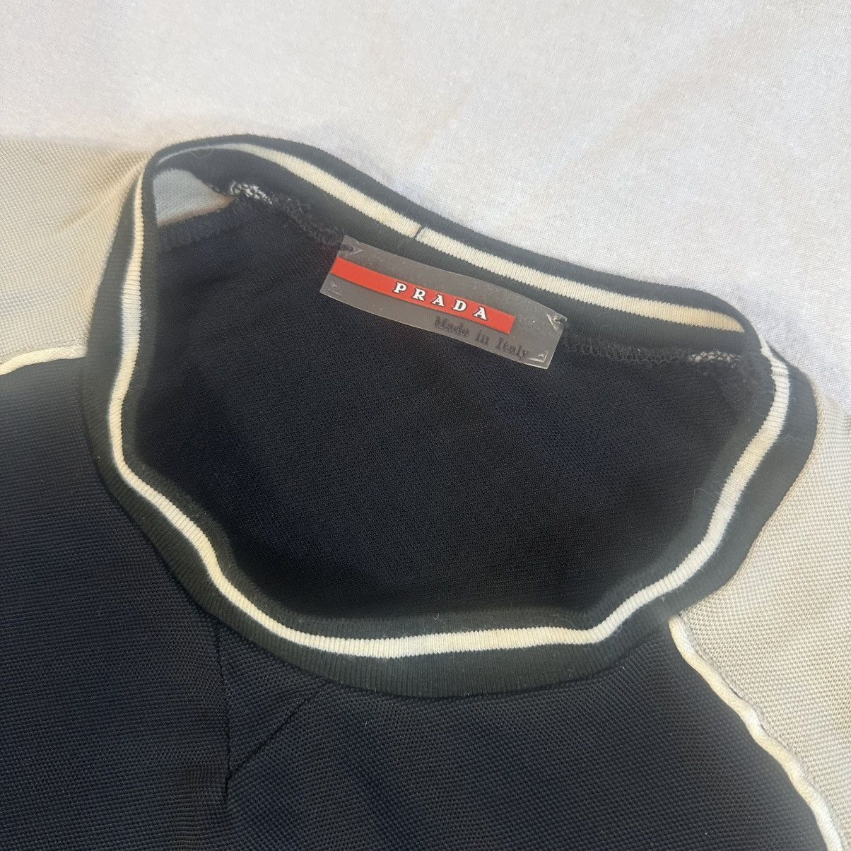 Prada PRADA Vintage Viscose Mesh Tee prada sport / linea rossa Size US M / EU 48-50 / 2 - 2 Thumbnail