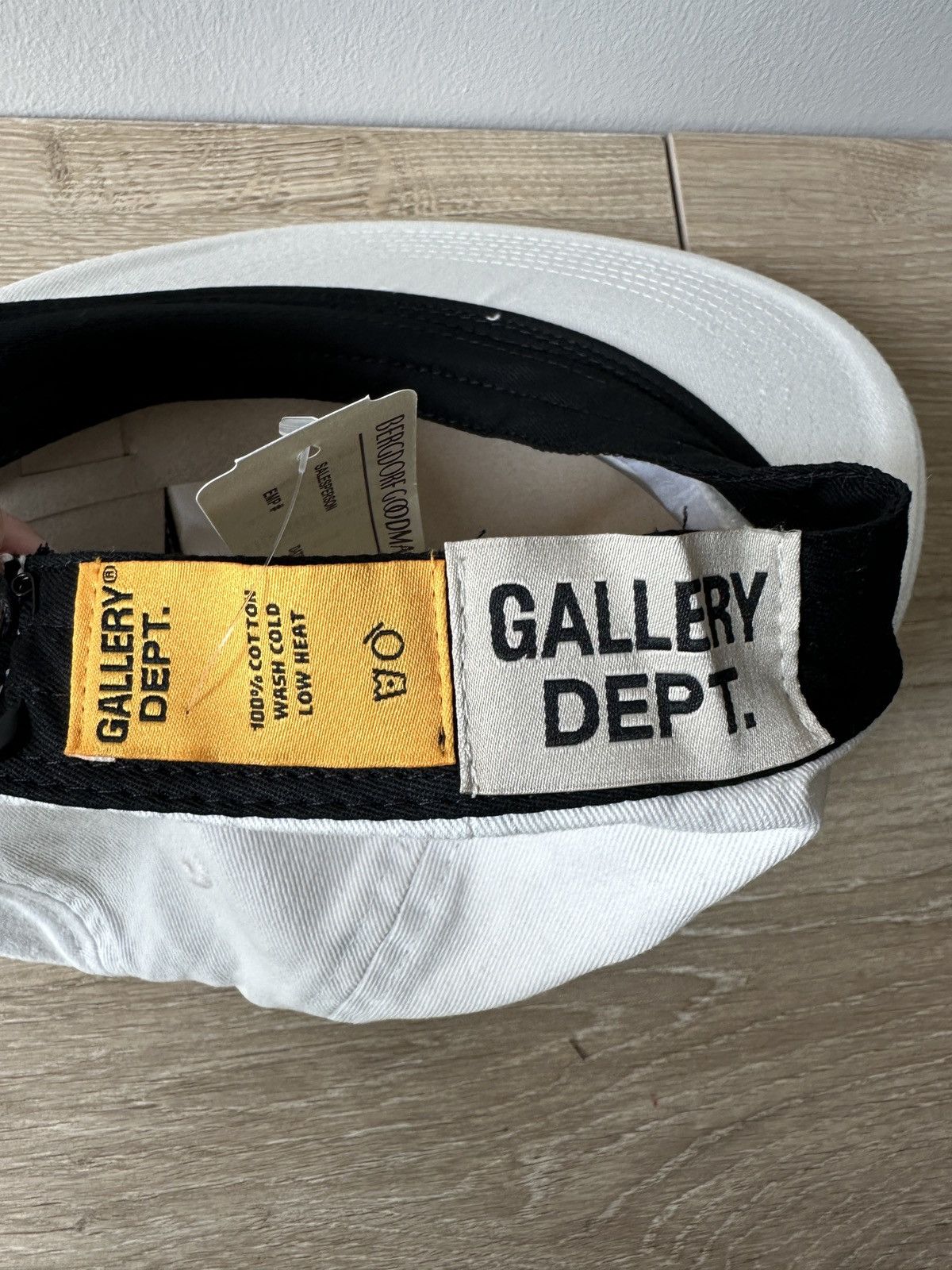 Gallery Dept. Gallery Dept. Logo Embroidered Hat White Size ONE SIZE - 4 Thumbnail
