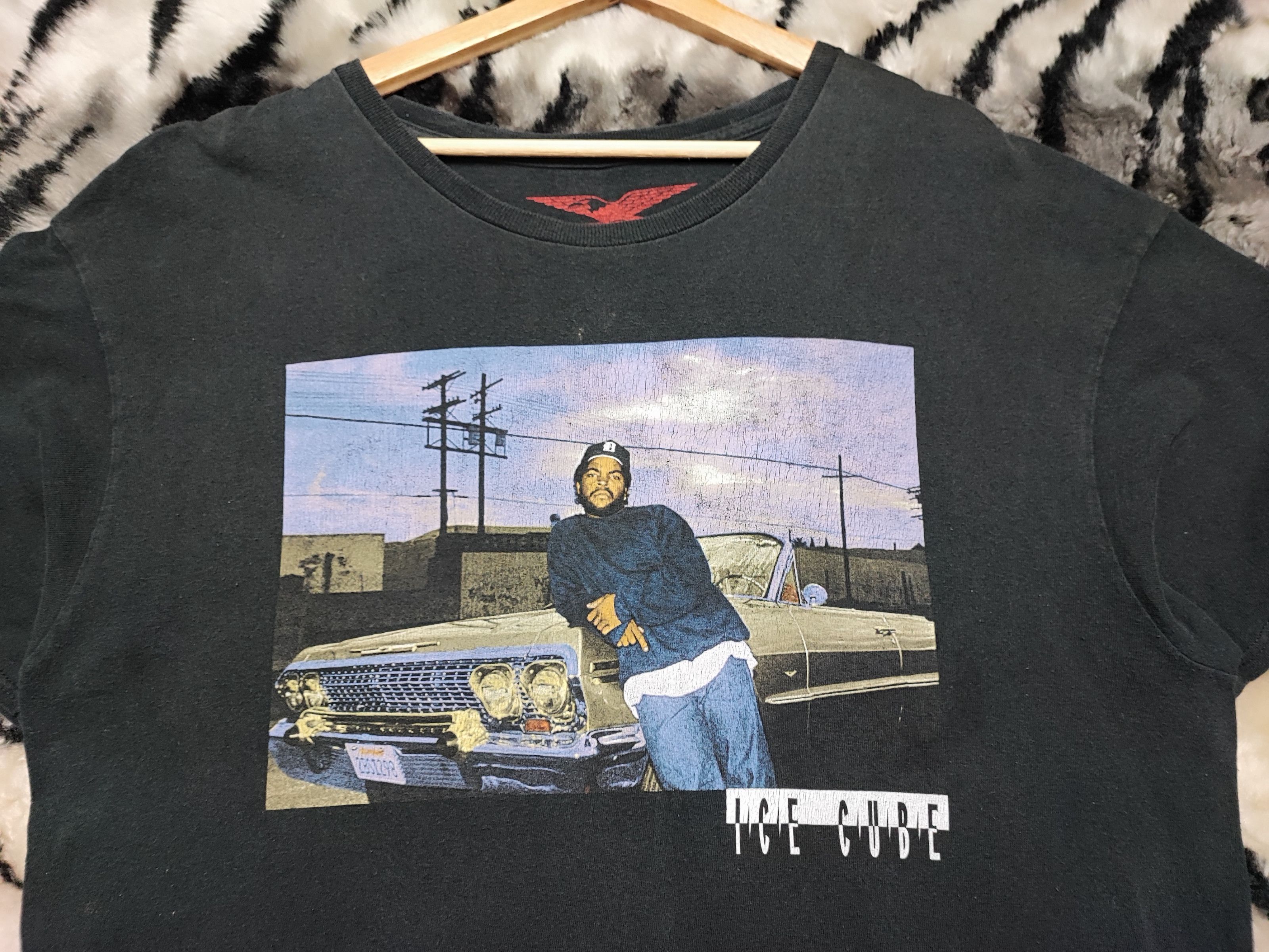 Band Tees × Rap Tees Ice Cube Hip Hop Reprint T-Shirt Size Large Size US L / EU 52-54 / 3 - 9 Thumbnail