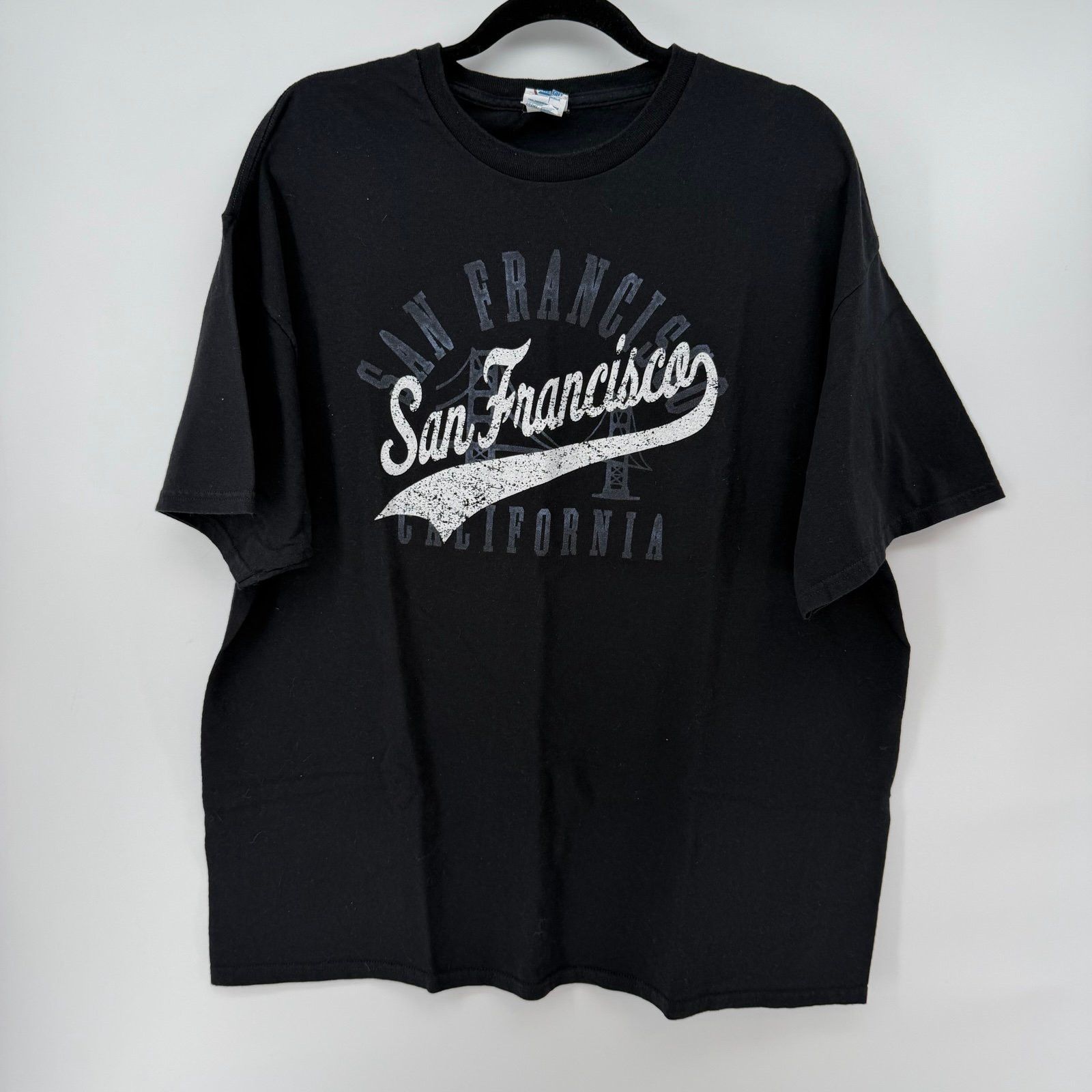 Gildan San Francisco California Graphic T-Shirt Black 2XL Delta Pr Size US XXL / EU 58 / 5 - 1 Thumbnail