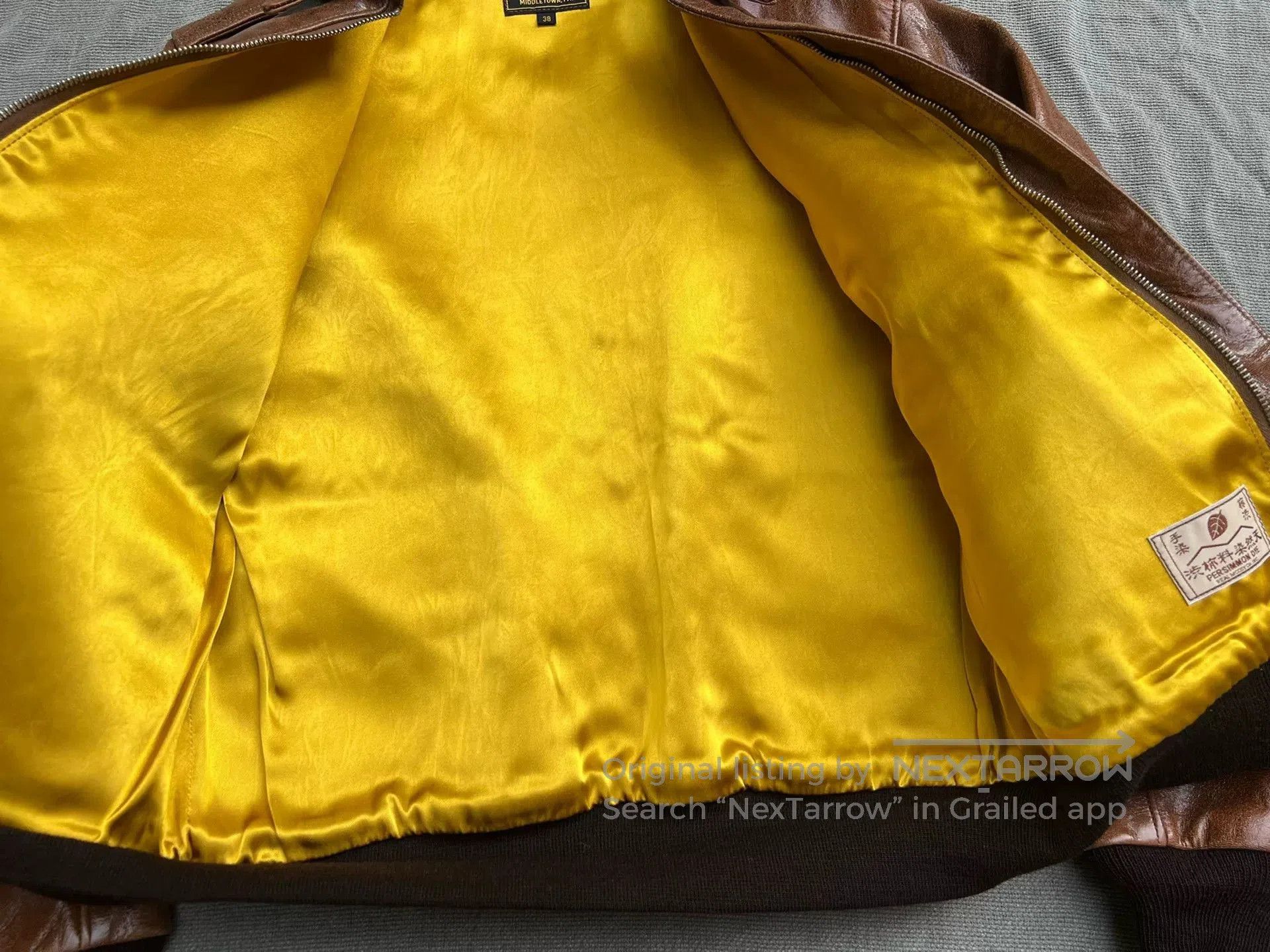 The Real McCoy's Real Mccoy Hand-Dyed A-2 Jacket. Size US M / EU 48-50 / 2 - 5 Thumbnail