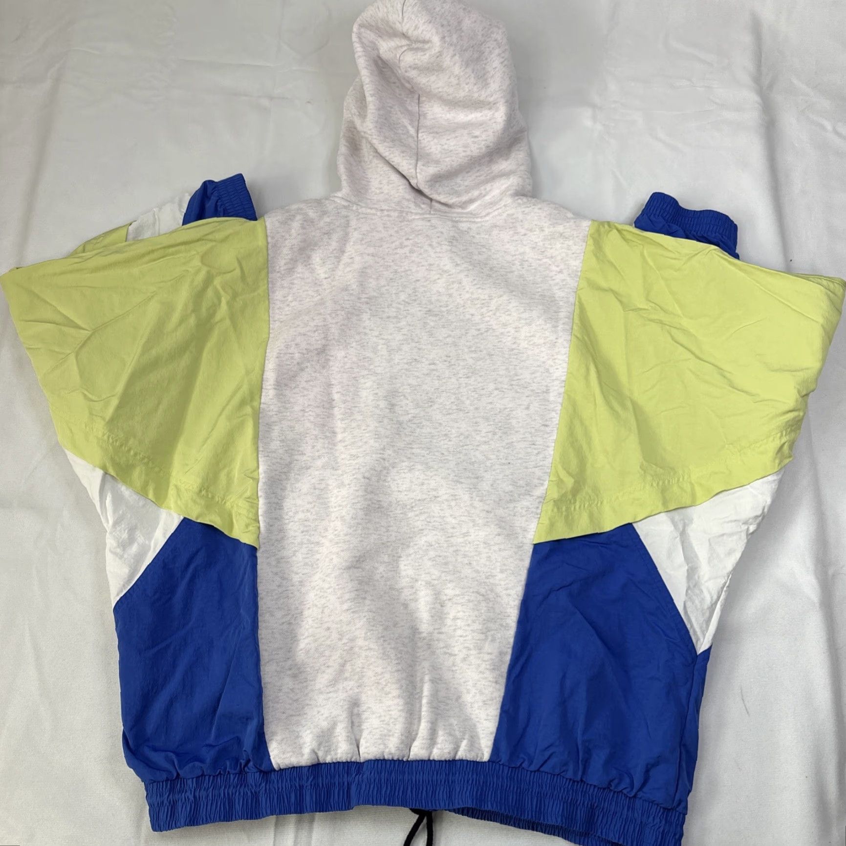 Nike VINTAGE Nike Sportswear Pullover Hoodie Women Adult Medium Blue White Green Icon Clash Size M / US 6-8 / IT 42-44 - 7 Thumbnail
