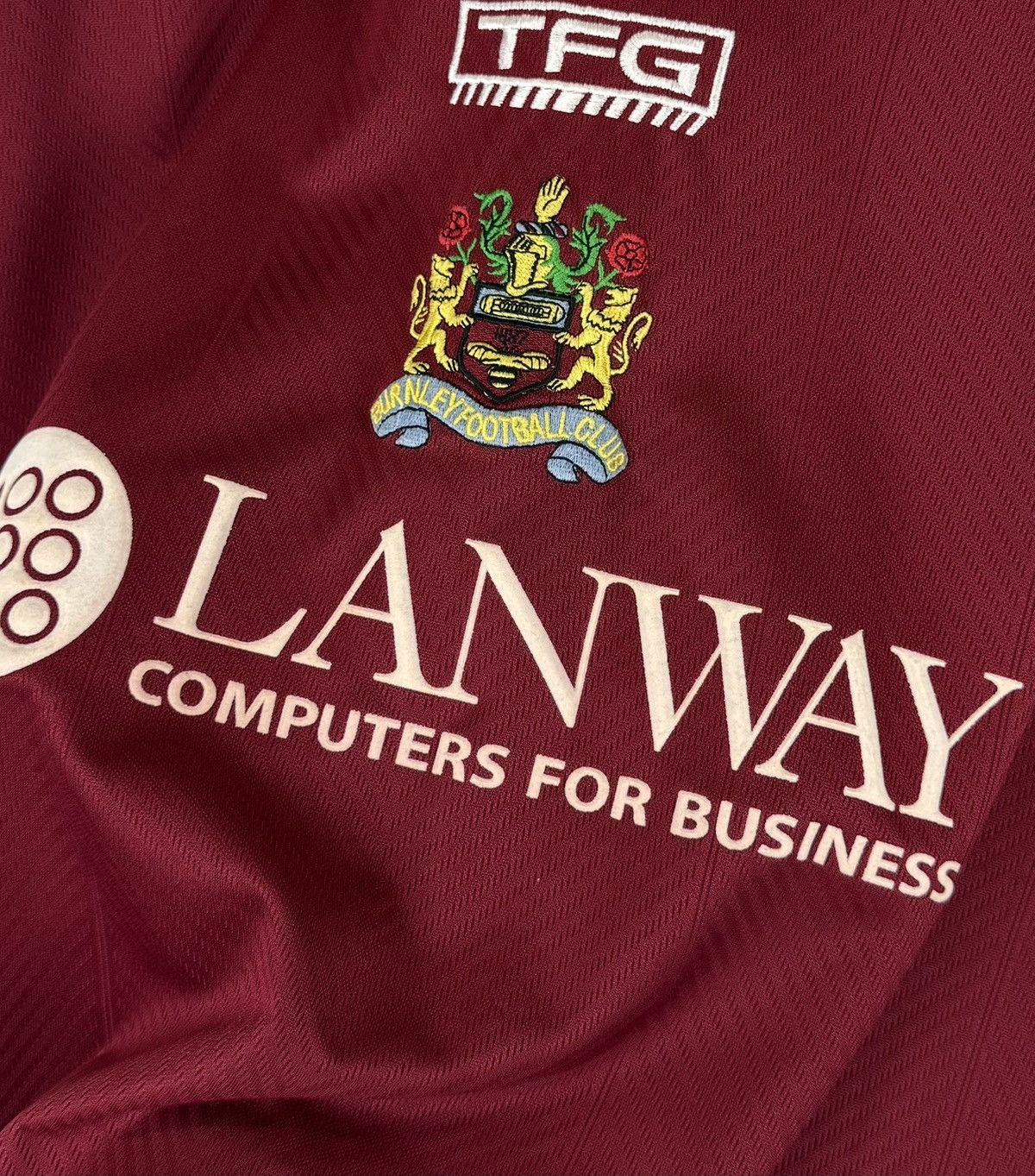 Vintage Vintage Burnley 2002/2003 TFG Soccer Jersey Football Shirt Size US L / EU 52-54 / 3 - 3 Thumbnail