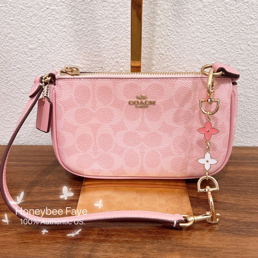 Coach NWT Coach Nolita 19 CW426 Powder pink plus extended chain Size ONE SIZE - 2 Thumbnail