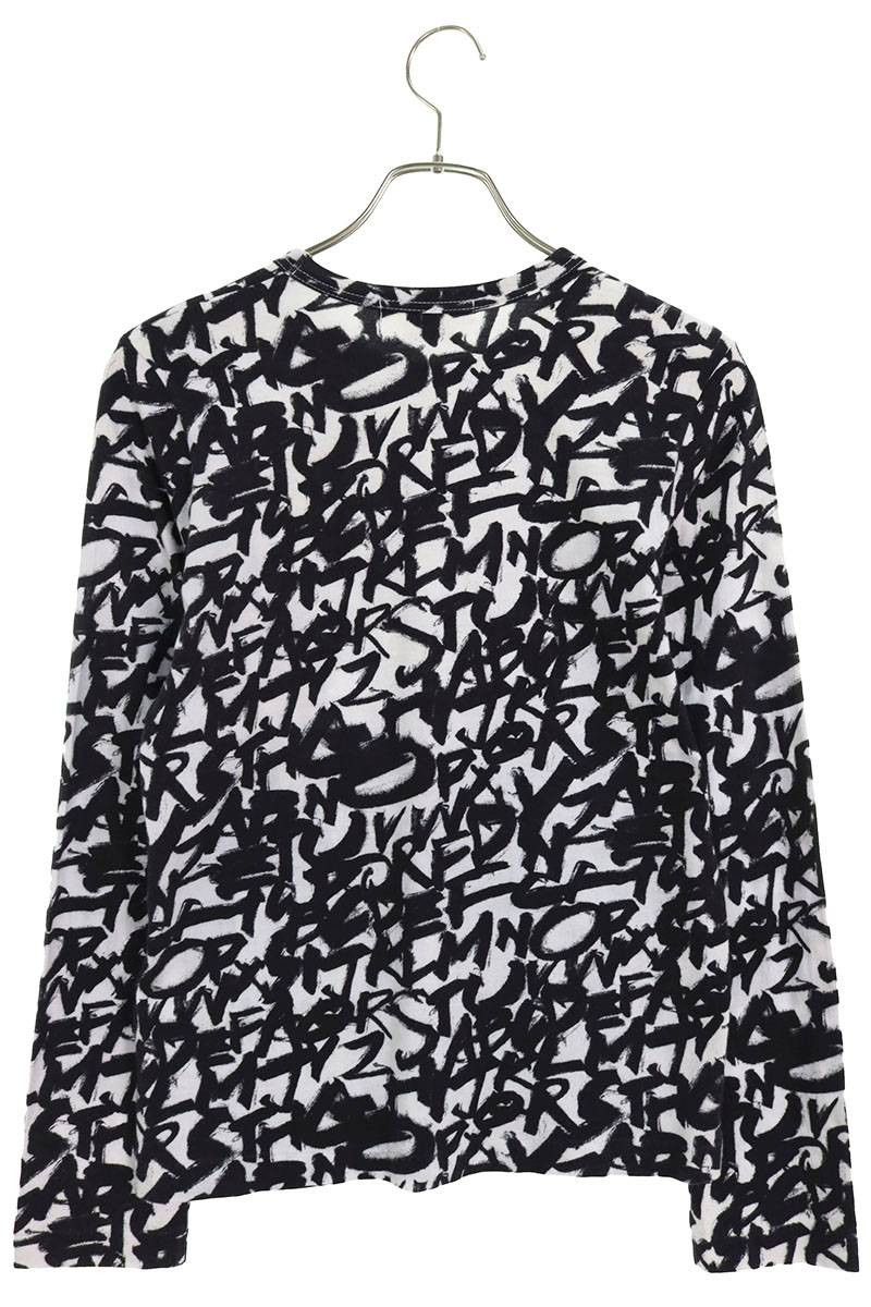 Comme des Garcons Allover Graffiti Long Sleeve Tee Size S / US 4 / IT 40 - 2 Thumbnail