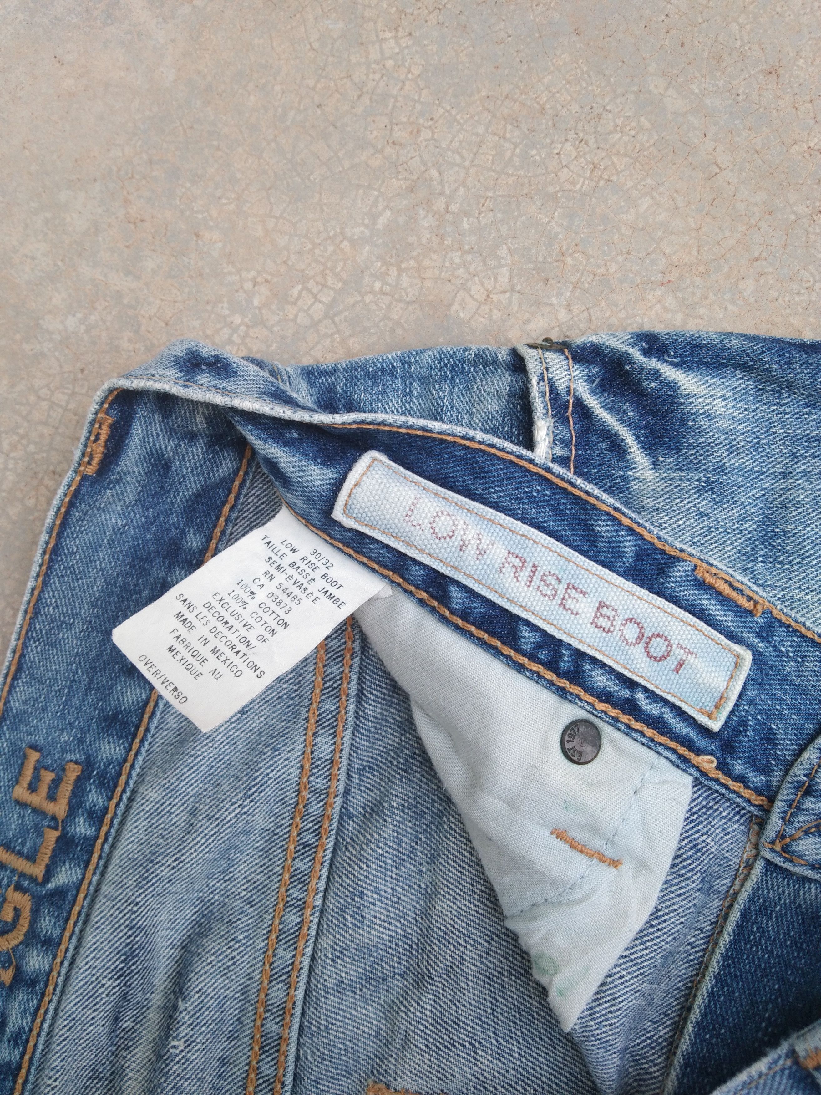 Japanese Brand Vtg Distressed American Eagle Boot Cut Flared Jeans 32x32 Size US 32 / EU 48 - 7 Thumbnail