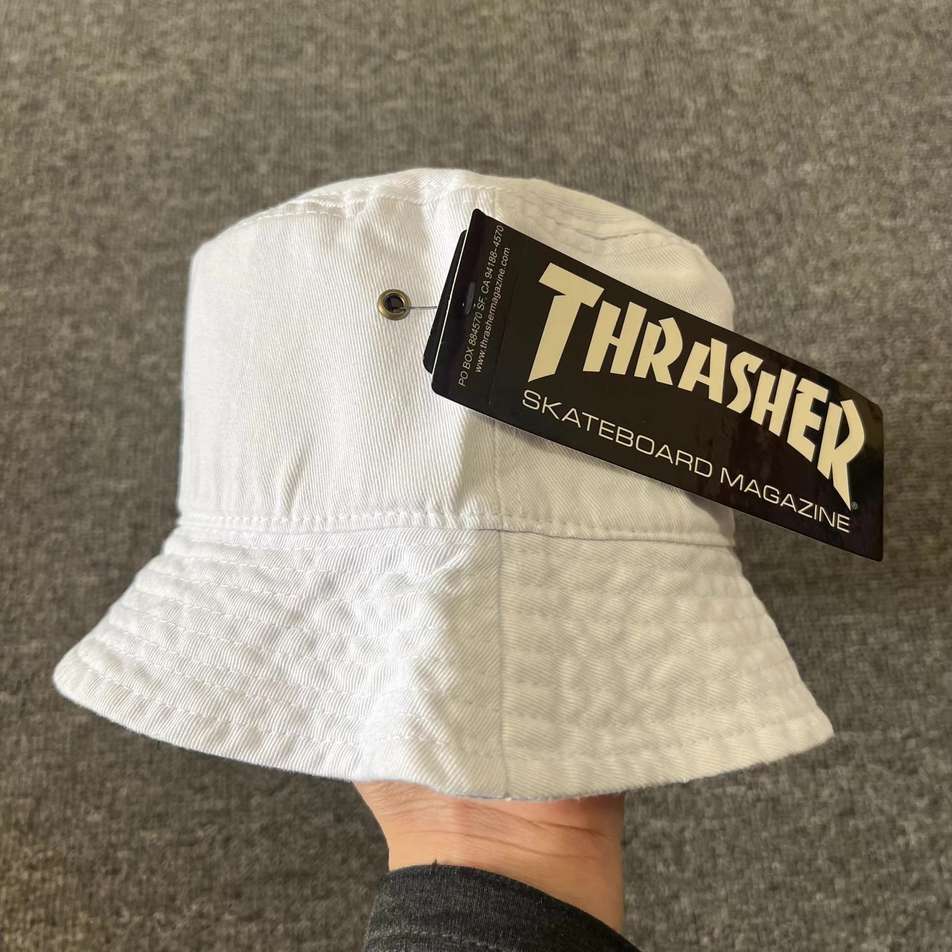 Thrasher THRASHER x Newhattan Classic Embroidered Bucket Hat Q7 Size ONE SIZE - 2 Thumbnail