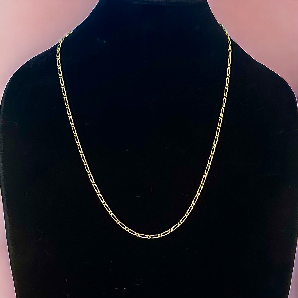 Vintage Vintage oval curb link chain necklace Size ONE SIZE - 1 Thumbnail