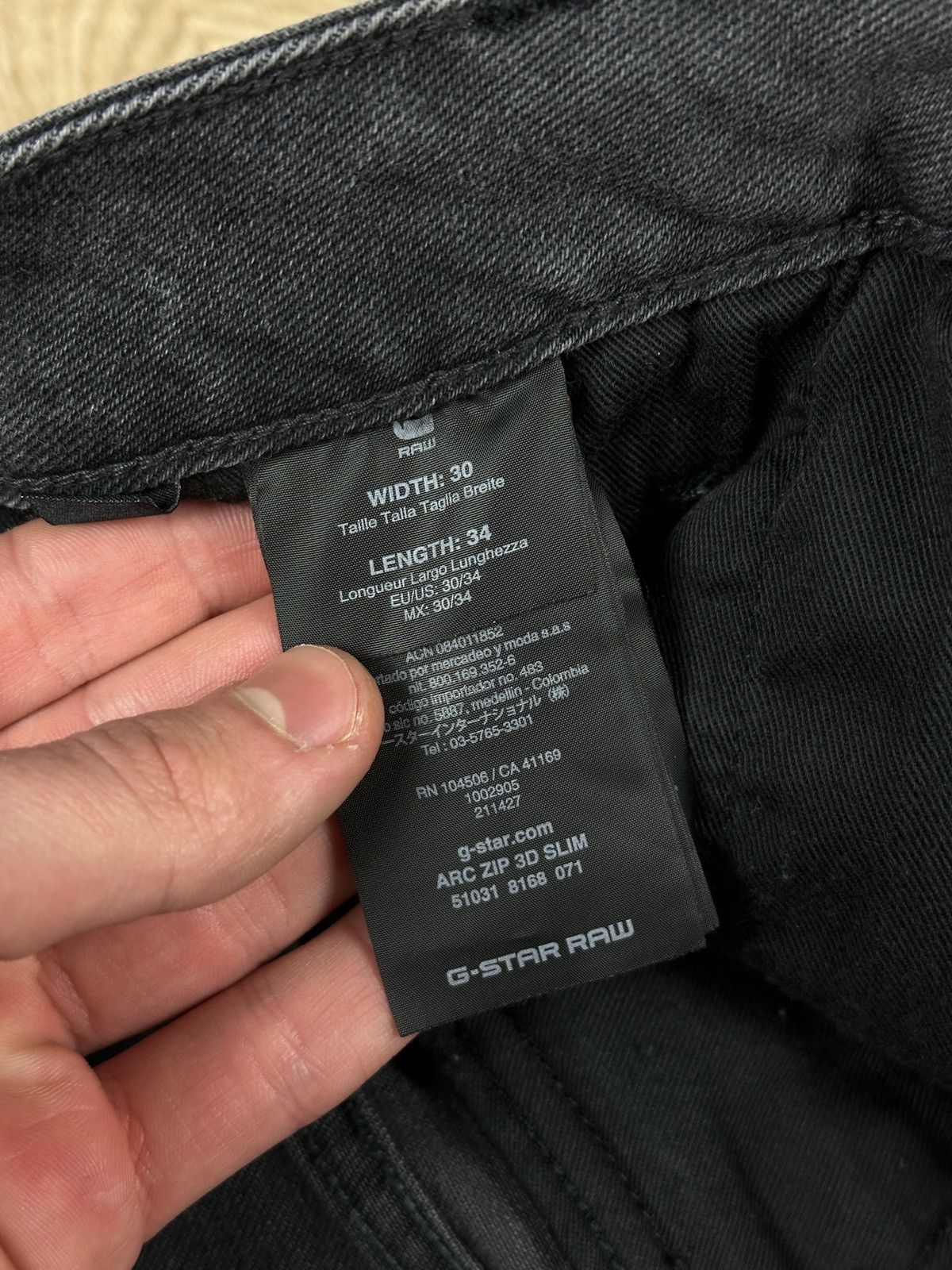 G-Star NEW🏷️ G-Star Raw ARC Zip 3D Slim Denim Jeans Size US 30 / EU 46 - 11 Thumbnail