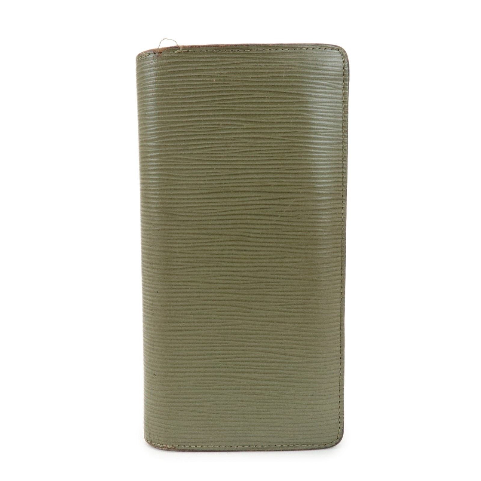 Louis Vuitton Louis Vuitton Epi Portefeuille Brazza Wallet Green Size ONE SIZE - 1 Thumbnail