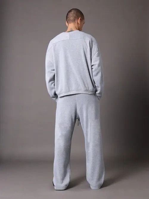 Japanese Brand × Vintage Loose fit baggy drill y2k CentralCee sweatpants Size US 34 / EU 50 - 4 Thumbnail