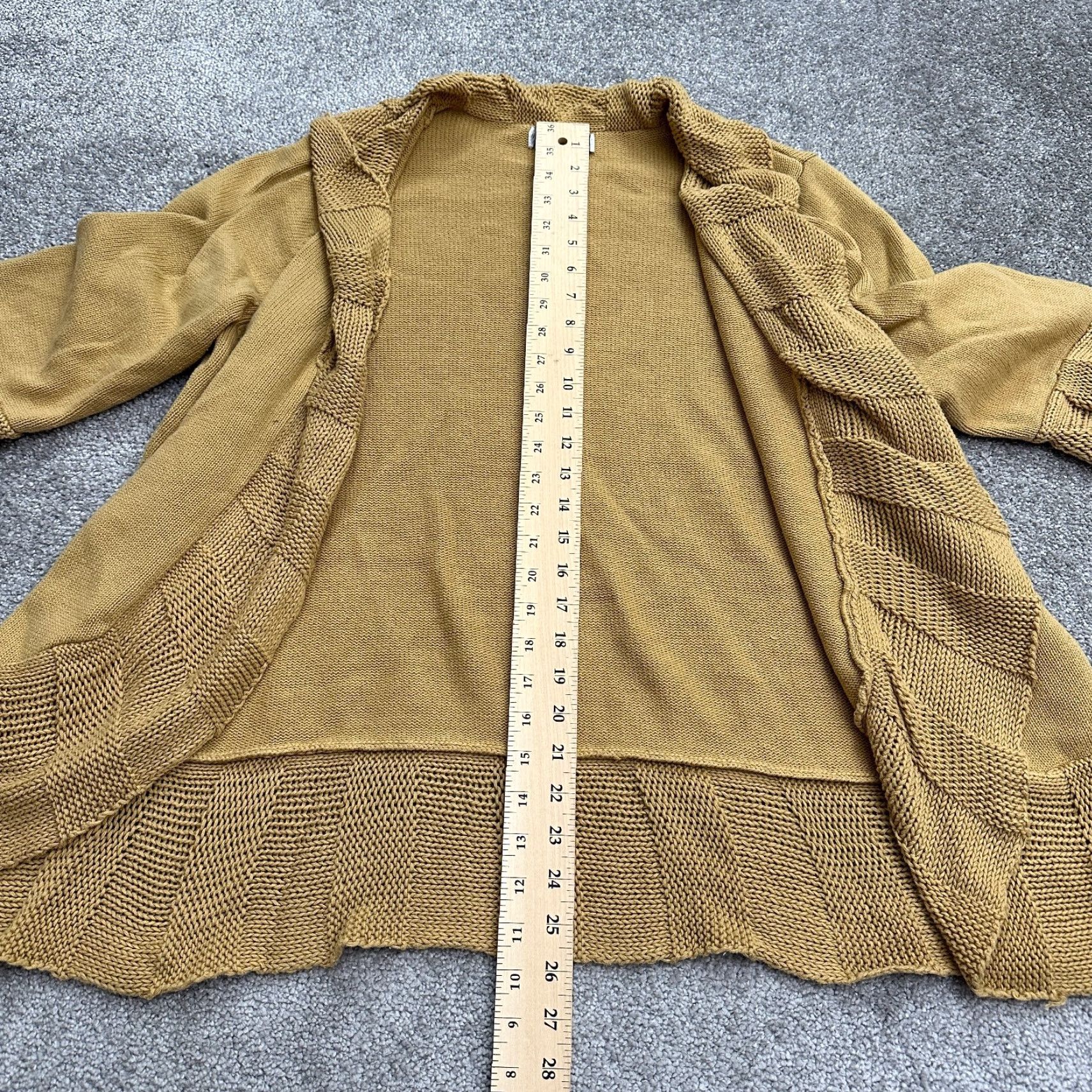 Vintage Unbranded Cardigan Sweater Women Medium Brown Open Front Chunky-Knit Casual Workwear Size M / US 6-8 / IT 42-44 - 5 Thumbnail