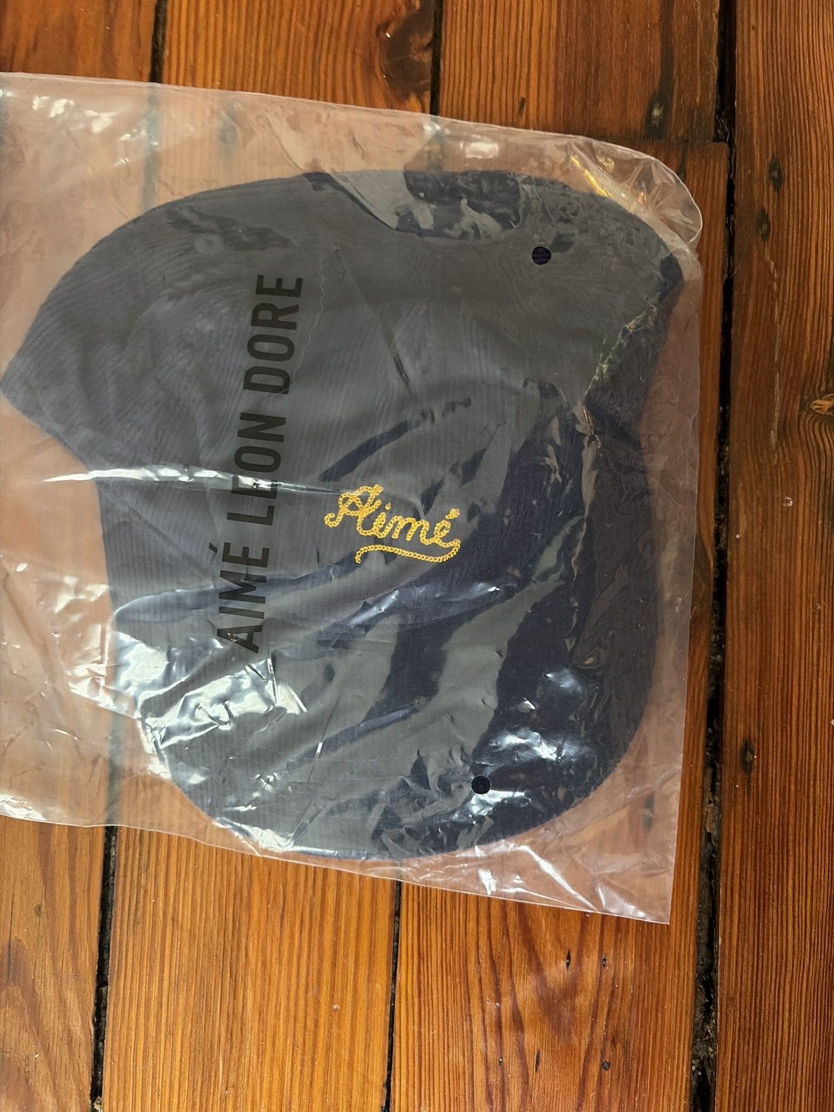 Aime Leon Dore Aime Leon Dore Aime Embroidered Corduroy Blue Hat Size ONE SIZE - 3 Thumbnail