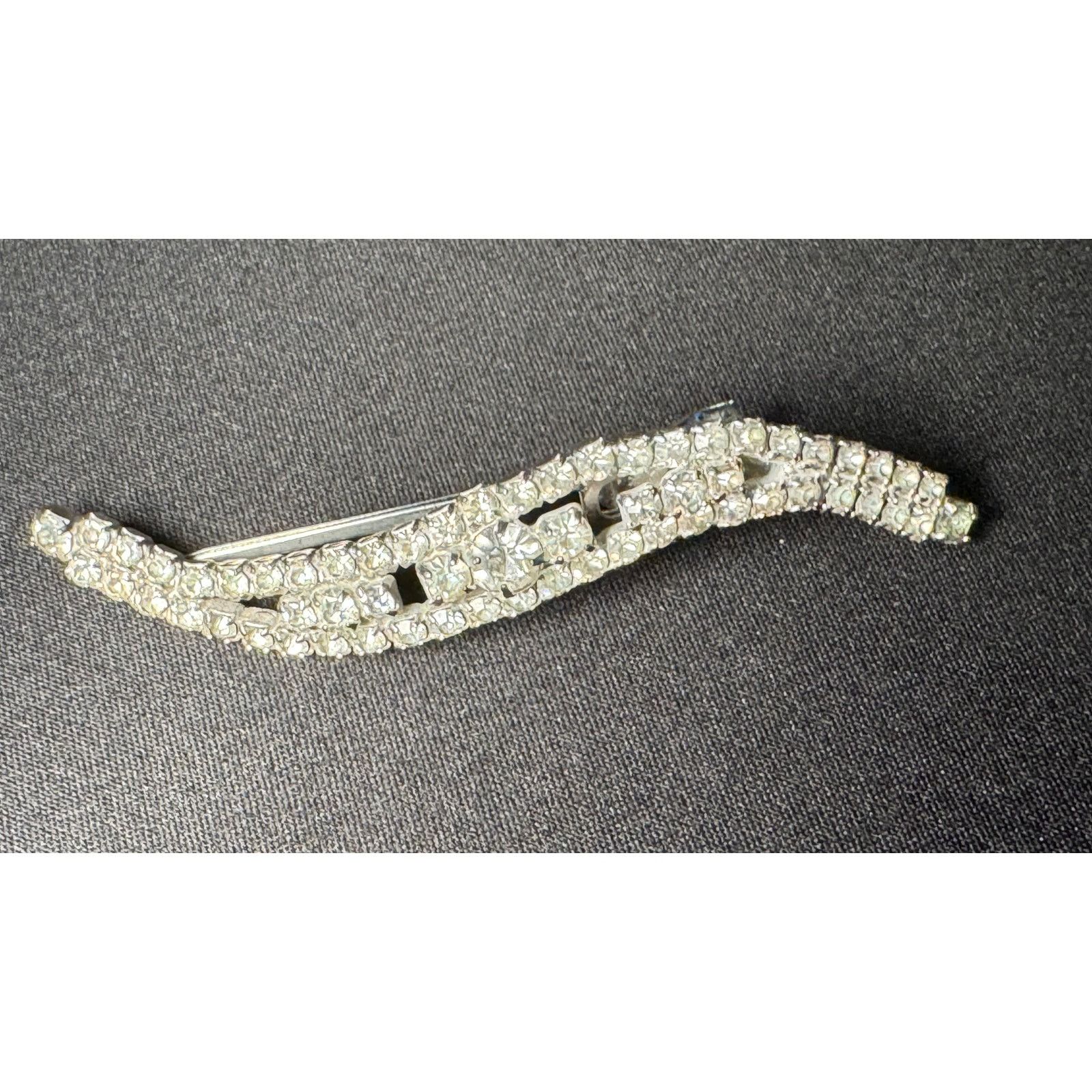 Other Lady Ellen Antique Rhinestone 1940's Hair Clip Size ONE SIZE - 2 Thumbnail