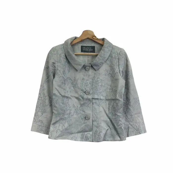 Other Vtg 90’ FRANCO FERRARO MILANO Embroidery Blouse Sport Coat Size S / US 4 / IT 40 - 1 Thumbnail