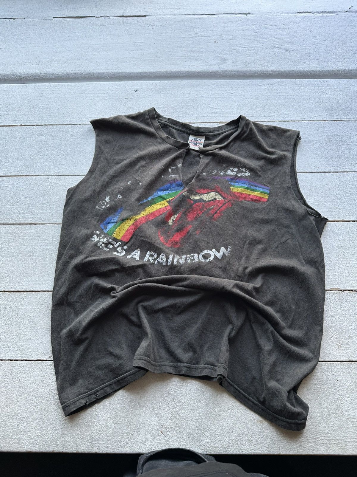Band Tees 🚨The Rolling Stones RARE BUNNY BUNCH 1969 she’s a rainbow Size US S / EU 44-46 / 1 - 1 Thumbnail
