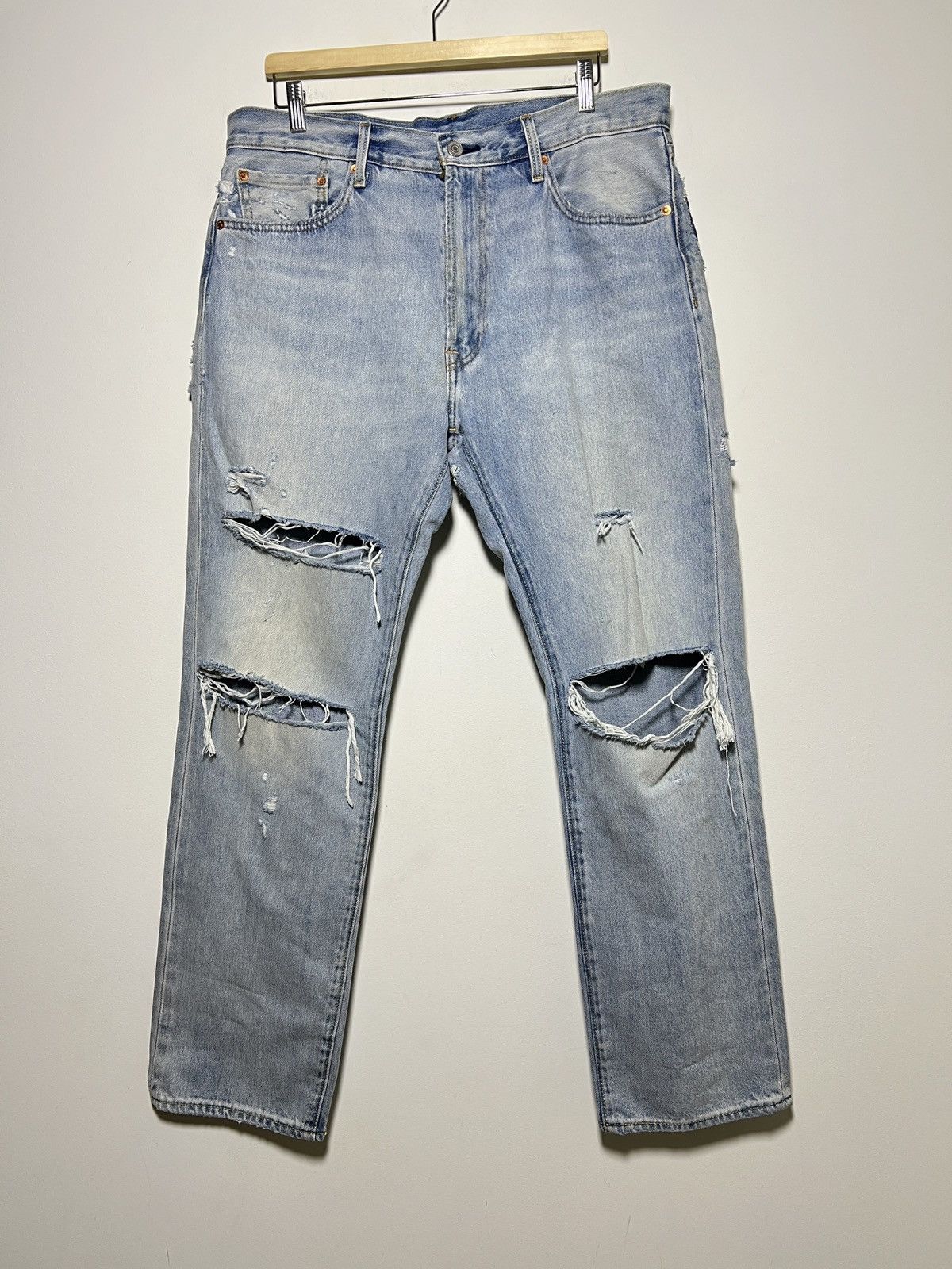 Levi's levi’s 551 ripped boro jeans Size US 36 / EU 52 - 3 Thumbnail
