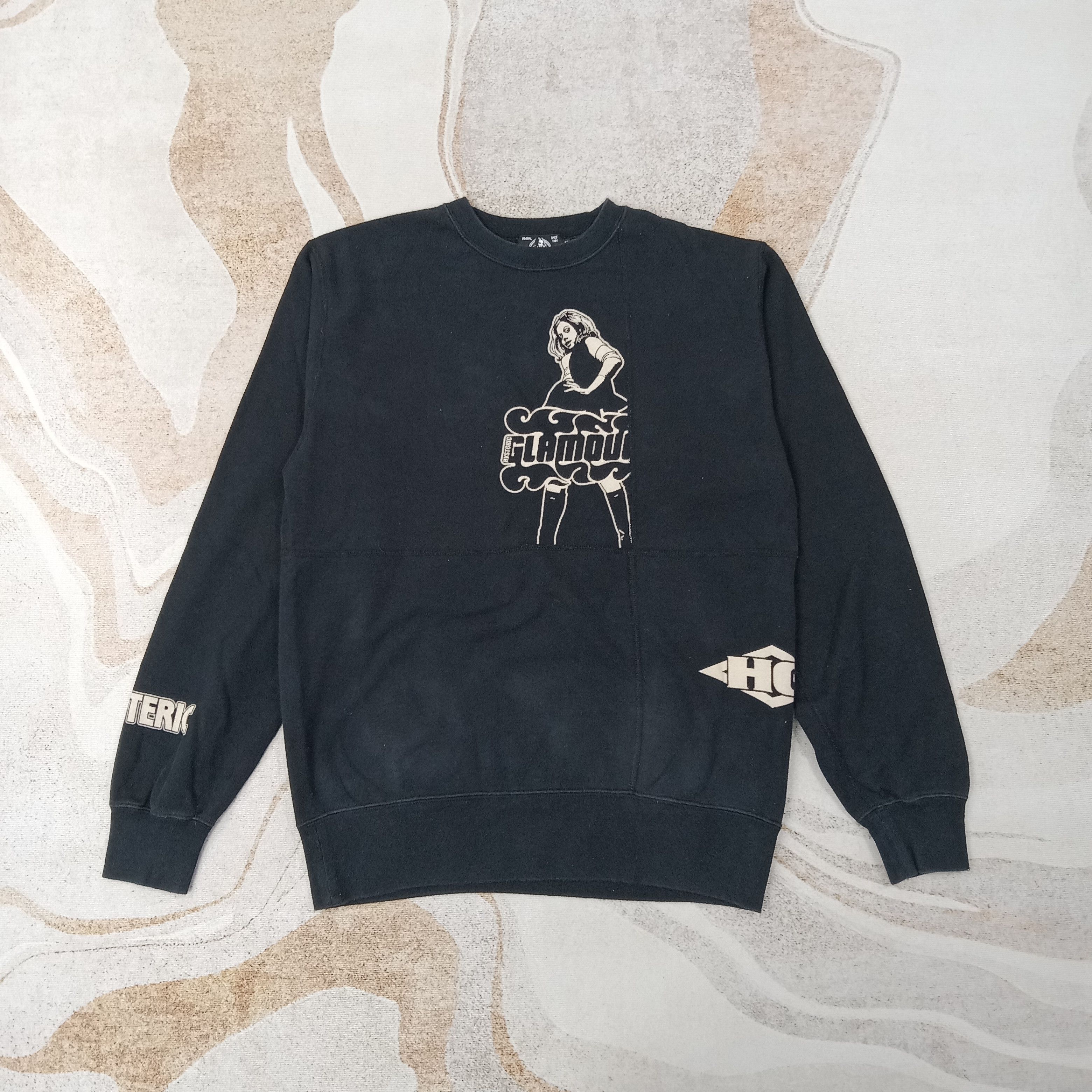 Hysteric Glamour Hysteric Glamour Japanese Rock Style Sweatshirt C261N13 Size US S / EU 44-46 / 1 - 1 Thumbnail