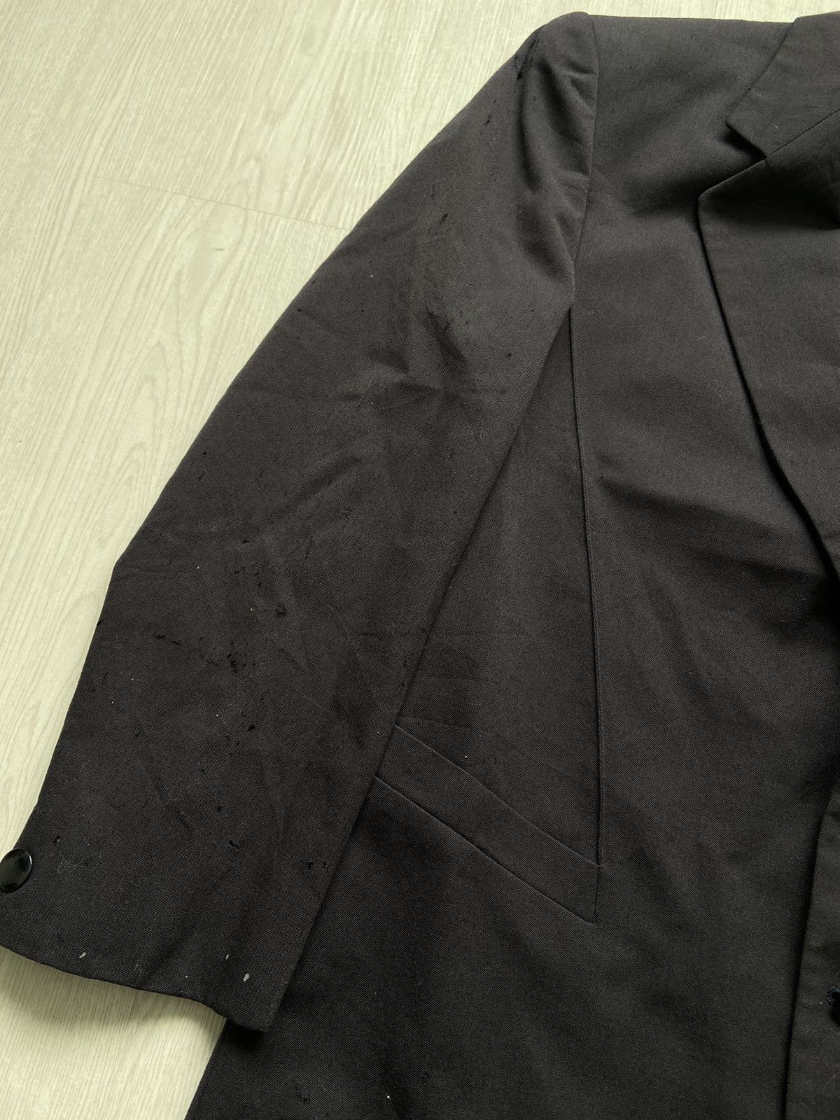 Thierry Mugler Vintage 1990’s Theirry Mugler Wool ‘Scattered Shots’ Jacket Size 46R - 4 Thumbnail