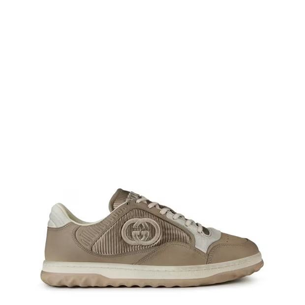 image of Gucci O1G2R1Mq0424 Trainers In Oat & White Shoes in Oat/White, Men's (Size 10)