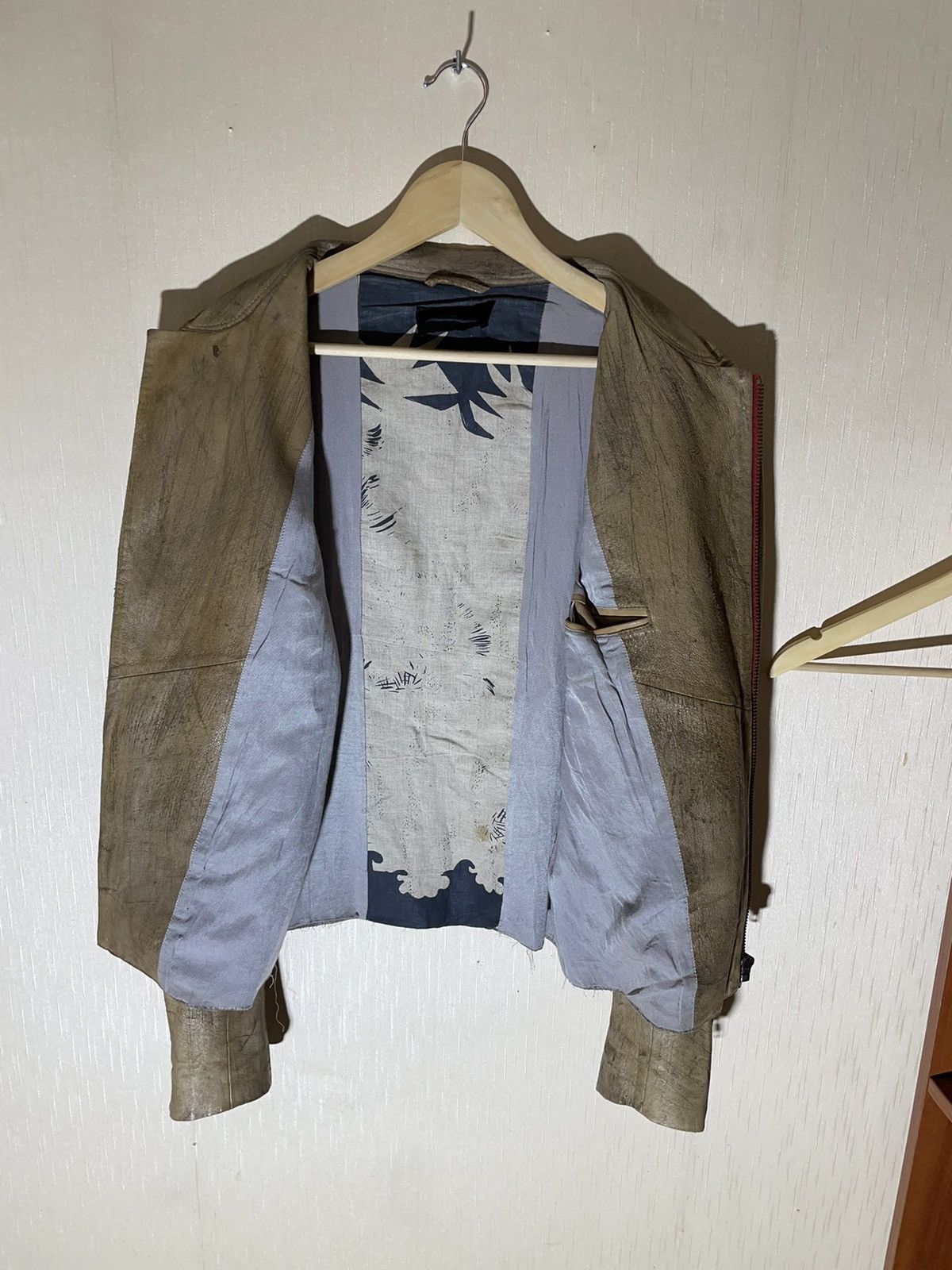 Designer × Diesel Black Gold × Japanese Brand Diesel Black Gold rare leather biker jacket Size US S / EU 44-46 / 1 - 16 Thumbnail
