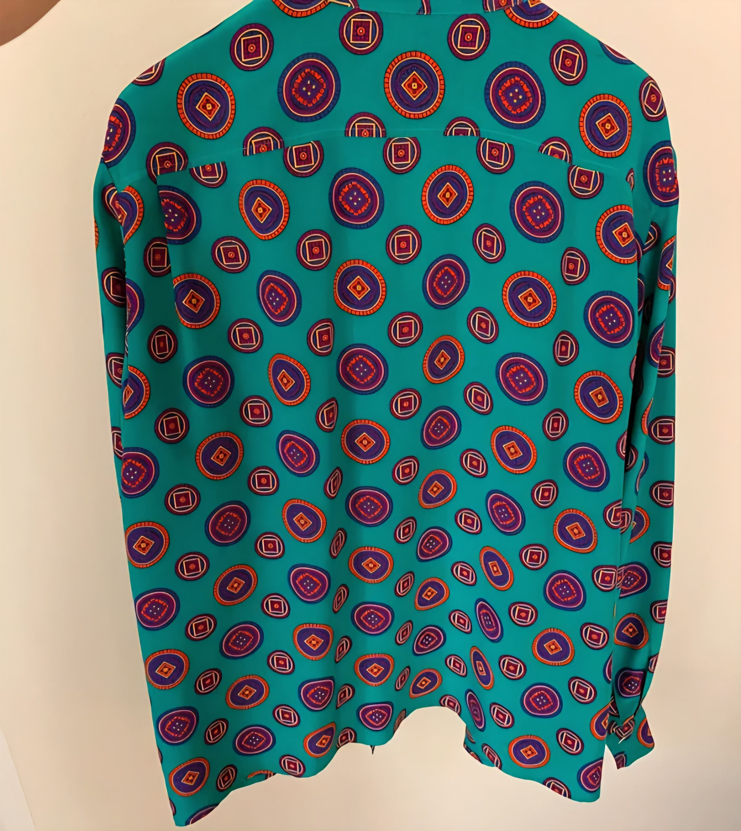Celine Blouson en silk .Celine Size M / US 6-8 / IT 42-44 - 3 Thumbnail