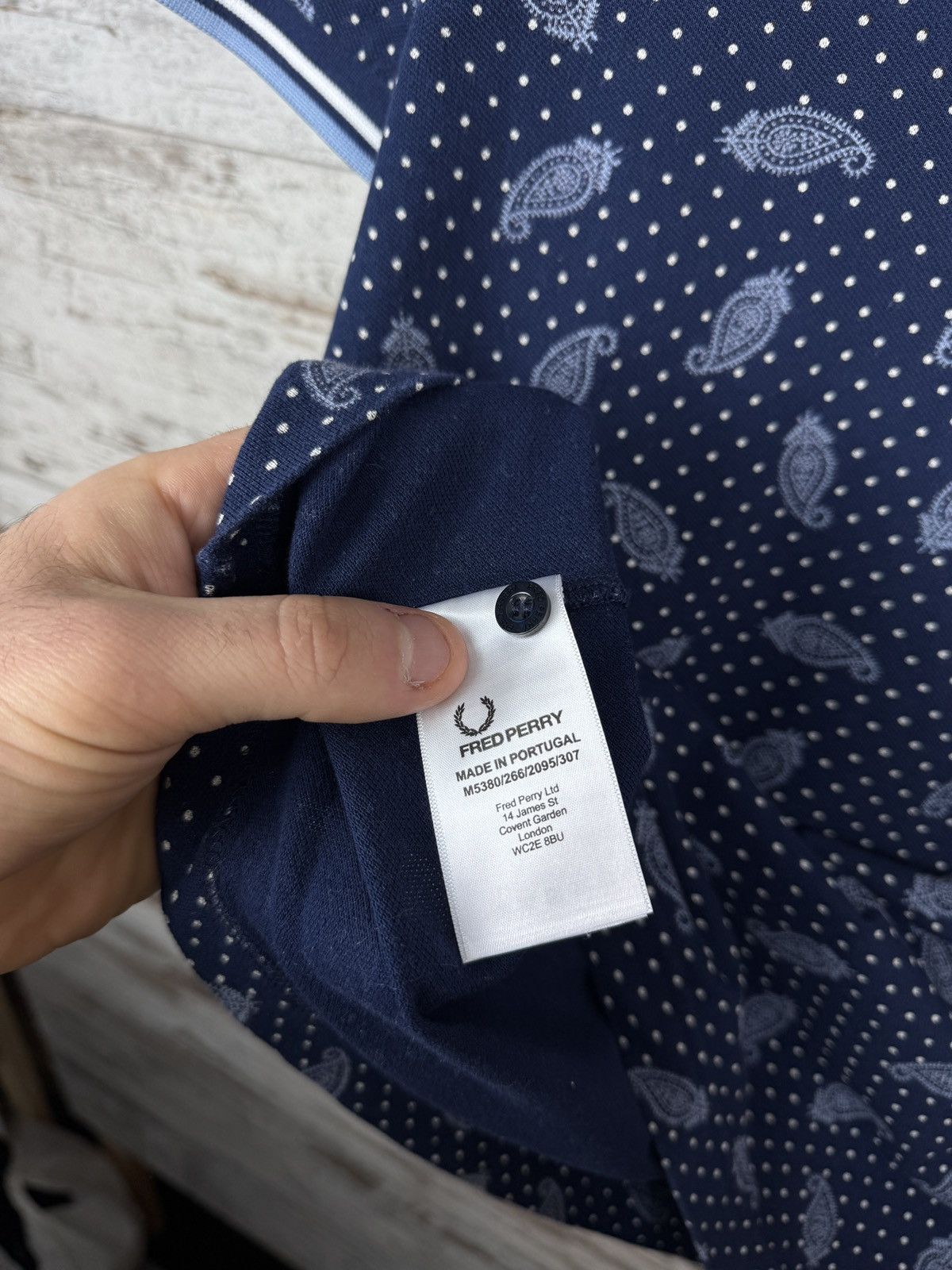 Drake's × Fred Perry Mens Vintage Fred Perry Drake’s polos t-shirt luxury tee Size US M / EU 48-50 / 2 - 11 Thumbnail
