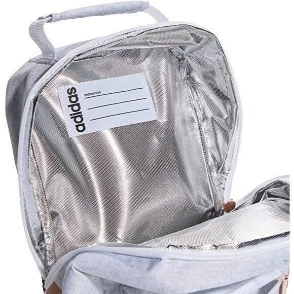 Adidas adidas Unisex Santiago Insulated Lunch Bag White Gold Size 38 - 2 Thumbnail