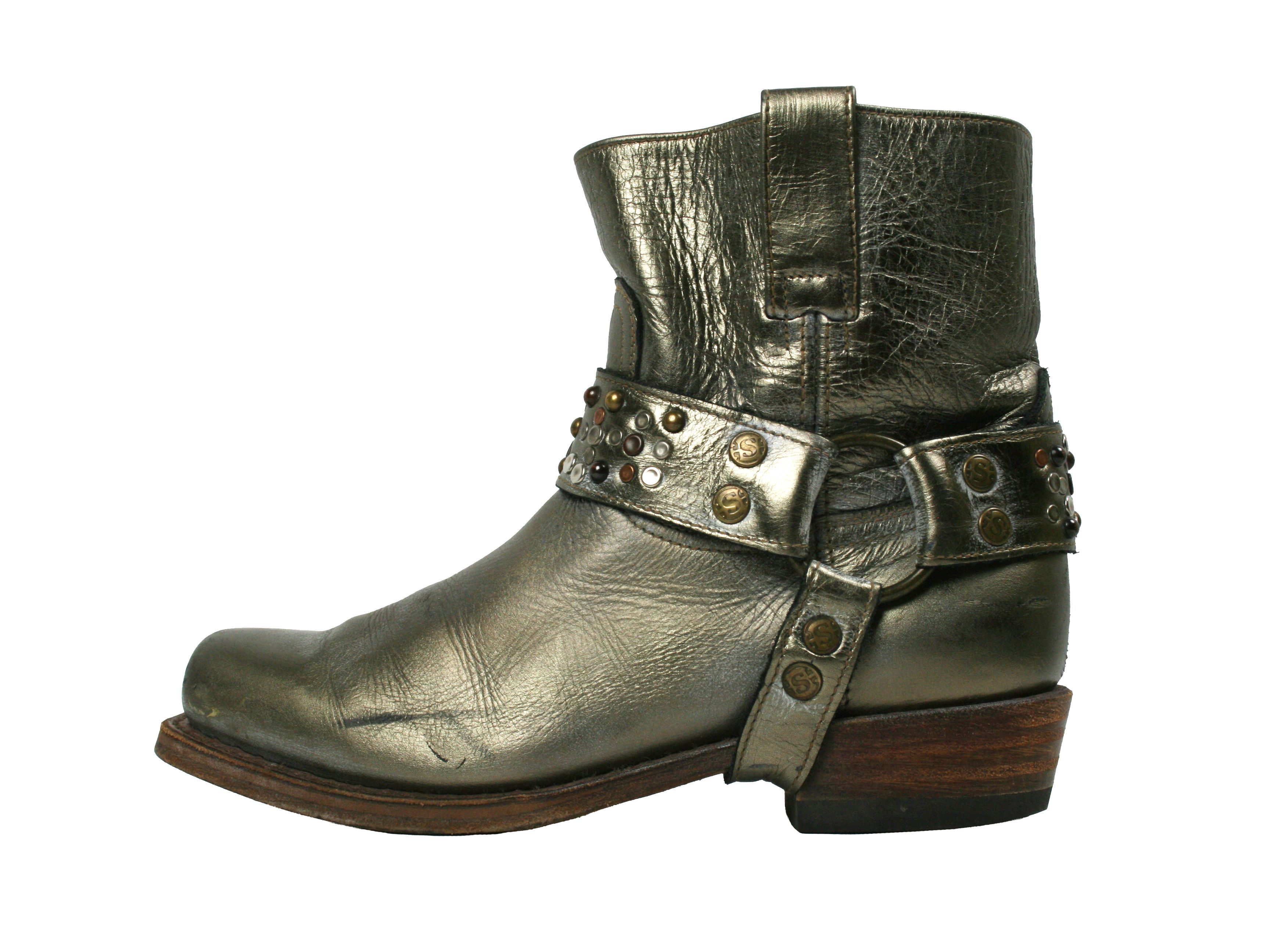 Sendra 00S Cowboy Studded Hog Toe Boots Vintage Size US 7 / IT 37 - 1 Thumbnail