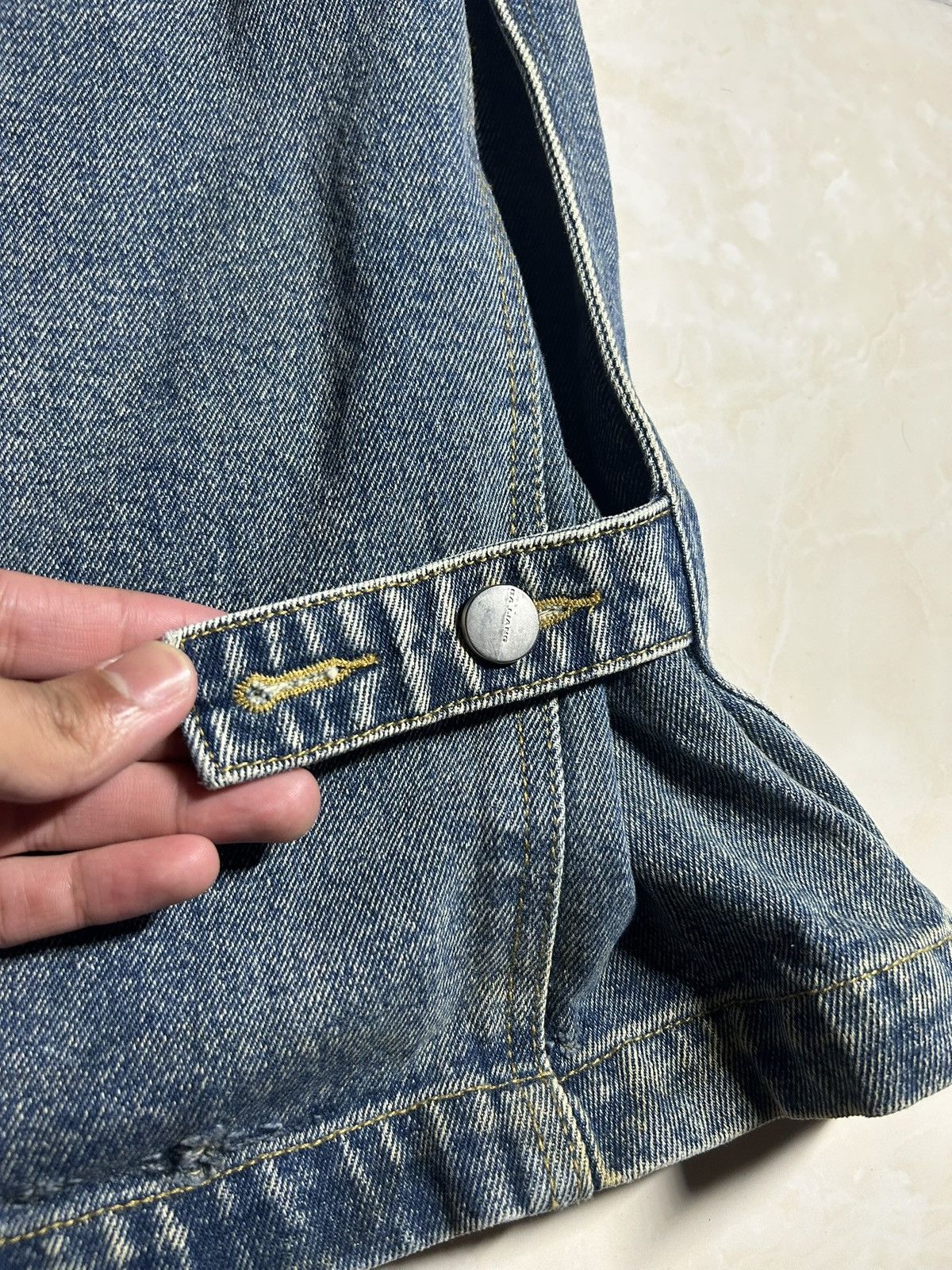 Other Baliang Flared Sand-washed/faded Flared Jeans Size US 33 - 6 Thumbnail