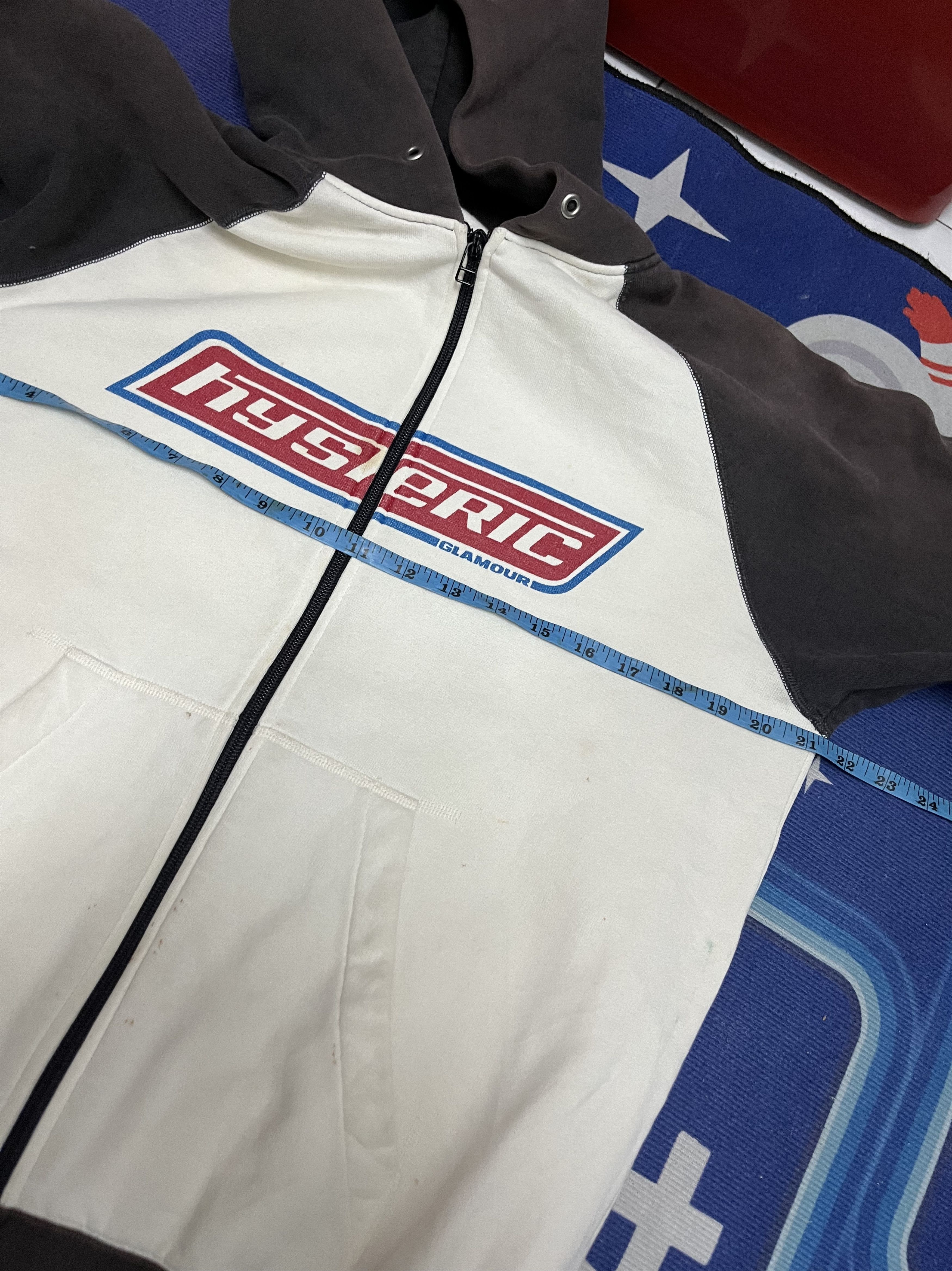 Hysteric Glamour Hysteric Glamour Visa Faded Hoodie Size US L / EU 52-54 / 3 - 6 Thumbnail