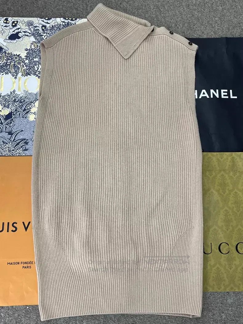 Hermes Hermes Camel Hair Side Button Knit Dress Size S / US 4 / IT 40 - 1 Thumbnail