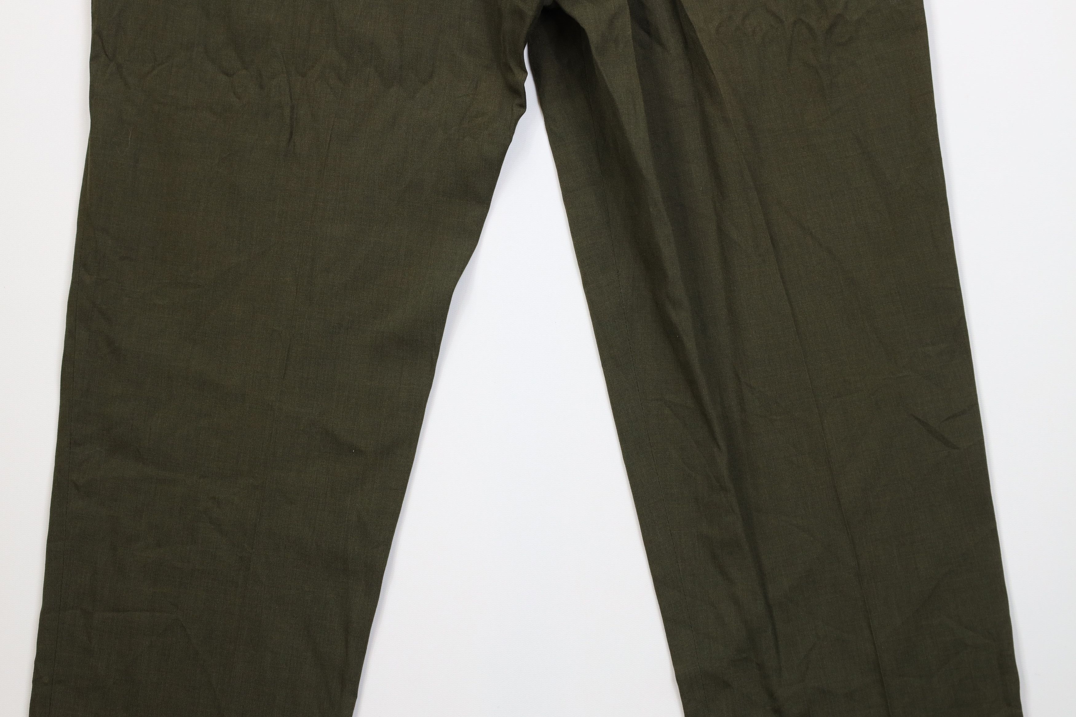 Vintage Vintage 50s 60s Streetwear Wool Knit Chino Pants Green USA Size US 36 / EU 52 - 11 Thumbnail