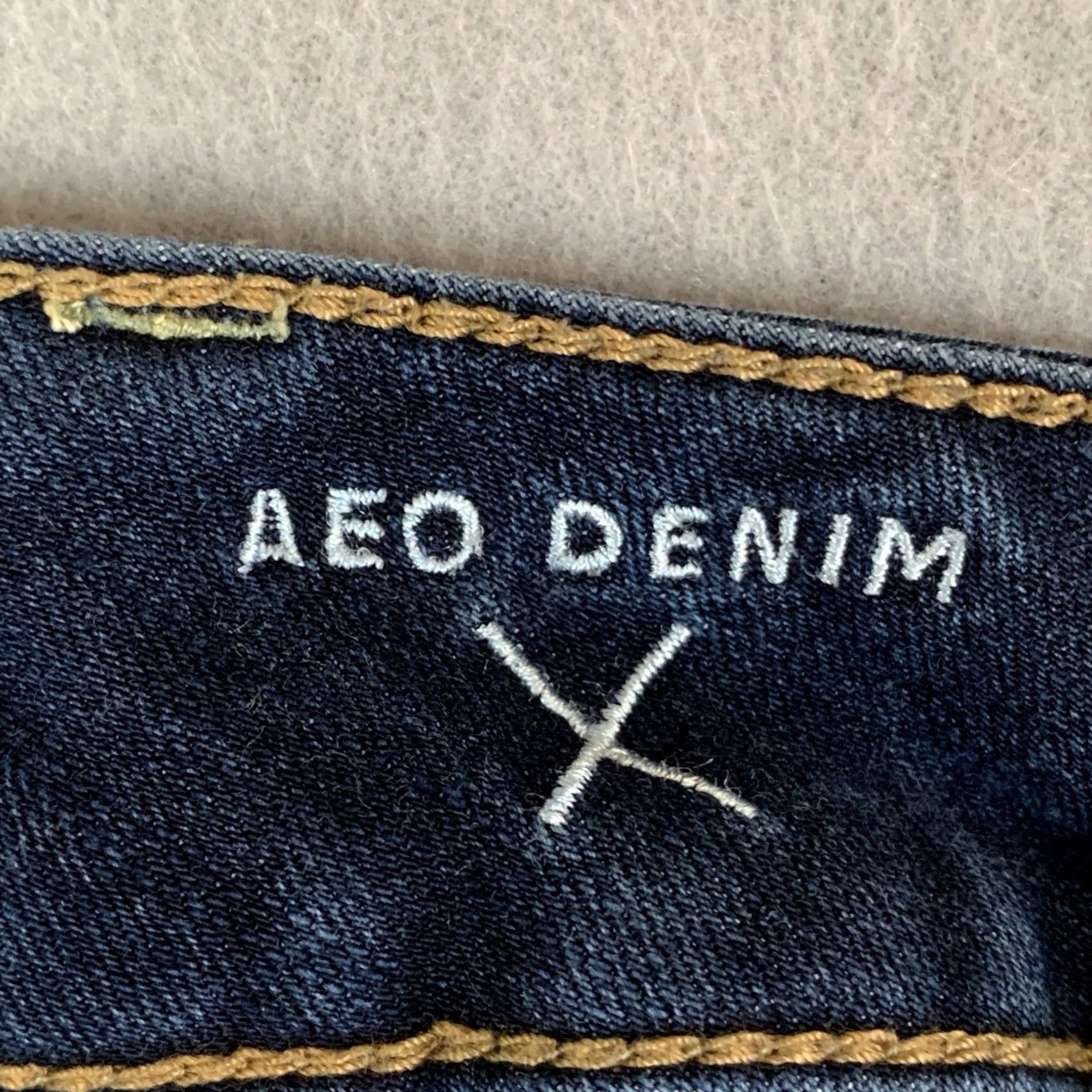 American Eagle Outfitters VINTAGE American Eagle Outfitters Jeans Women 10 Blue Artist Flare AEO Denim Y2K Hippie Retro Size 32" / US 10 / IT 46 - 5 Thumbnail