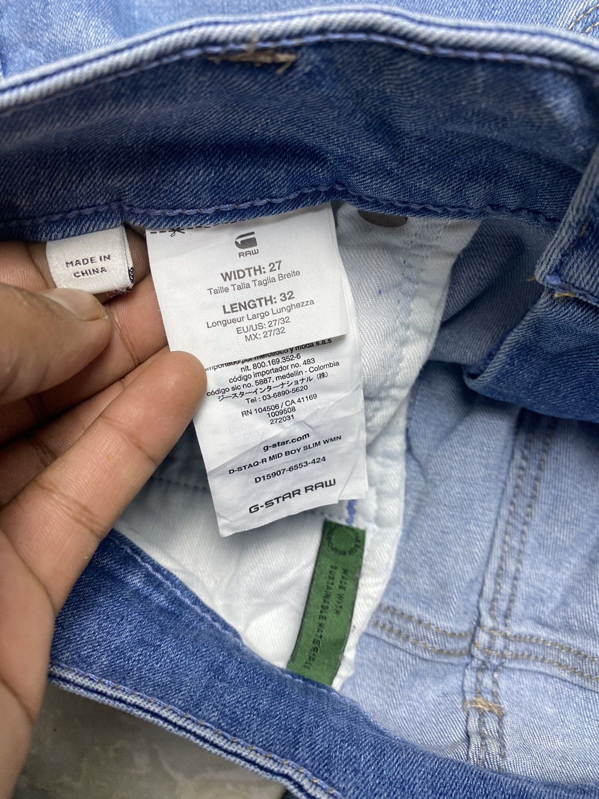 G-Star 🔥G-STAR RAW/D-STAQ-R SLIM DENIM 30 Size US 30 / EU 46 - 16 Thumbnail
