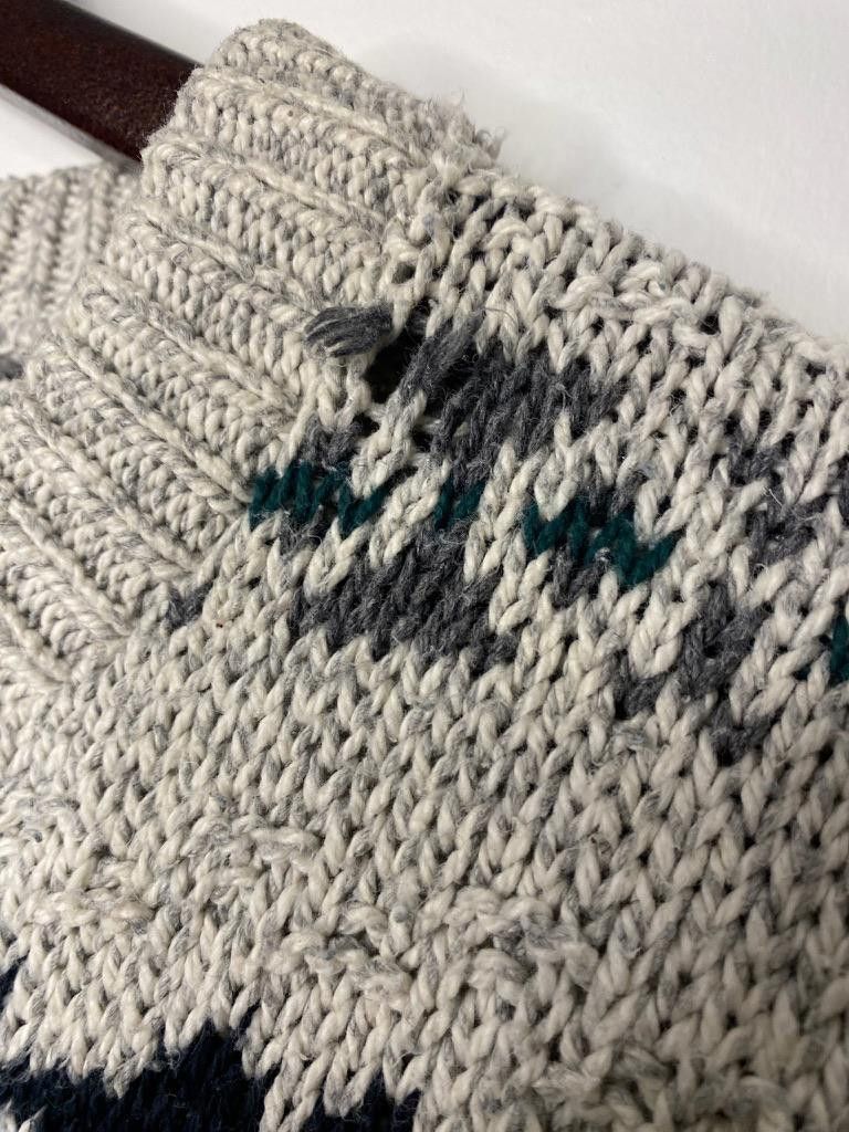 Designer Vintage 90s JTJ Collection Patterned Knit Sweater XL Size US XL / EU 56 / 4 - 4 Thumbnail