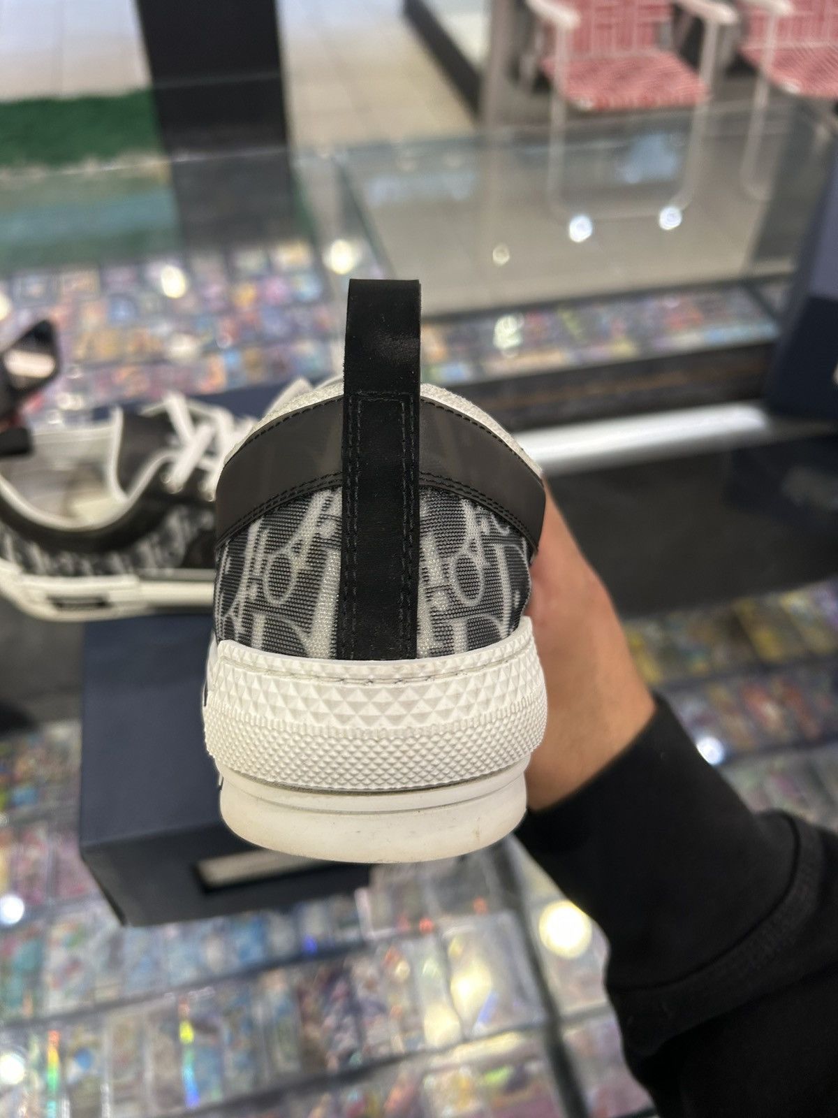 Dior Dior b23 low black white oblique Size US 10 / EU 43 - 5 Thumbnail
