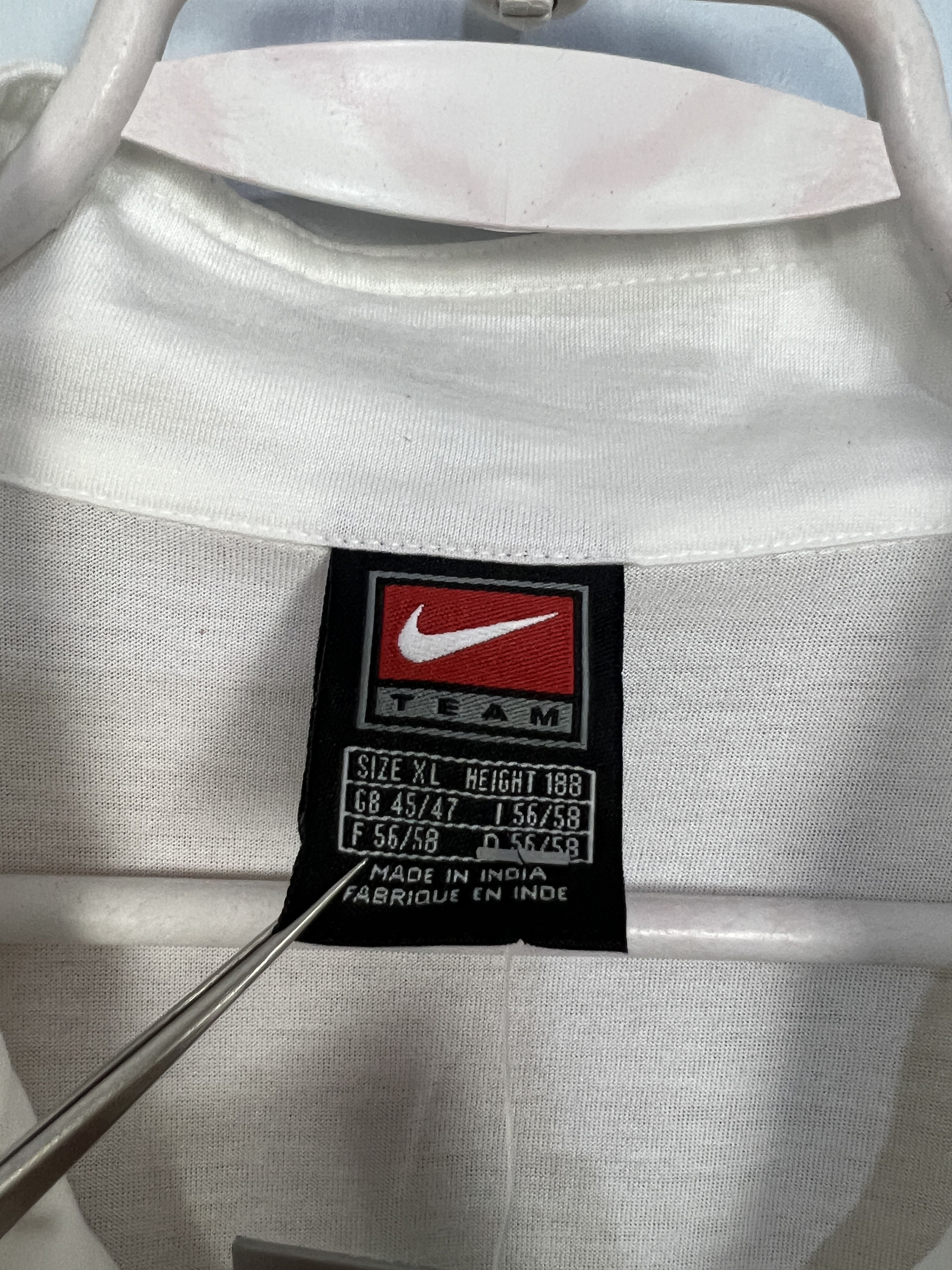 Nike Vintage 90's Nike Nigeria Football Shirt Long Sleeve Train Size US XL / EU 56 / 4 - 9 Thumbnail
