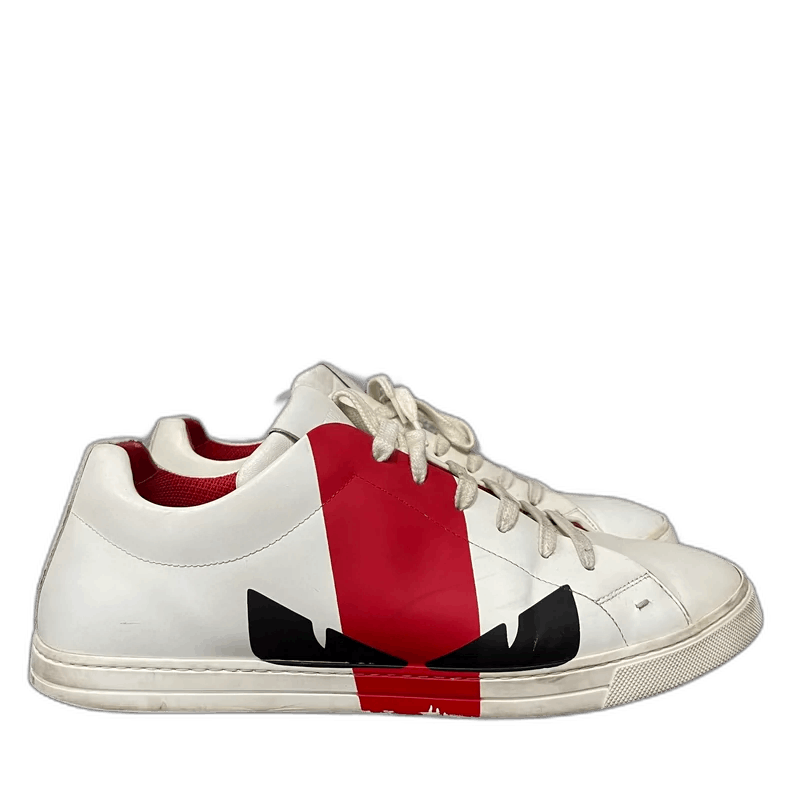 Fendi Fendi Sneakers with Red and Black Design Size US 9 / EU 42 - 1 Thumbnail