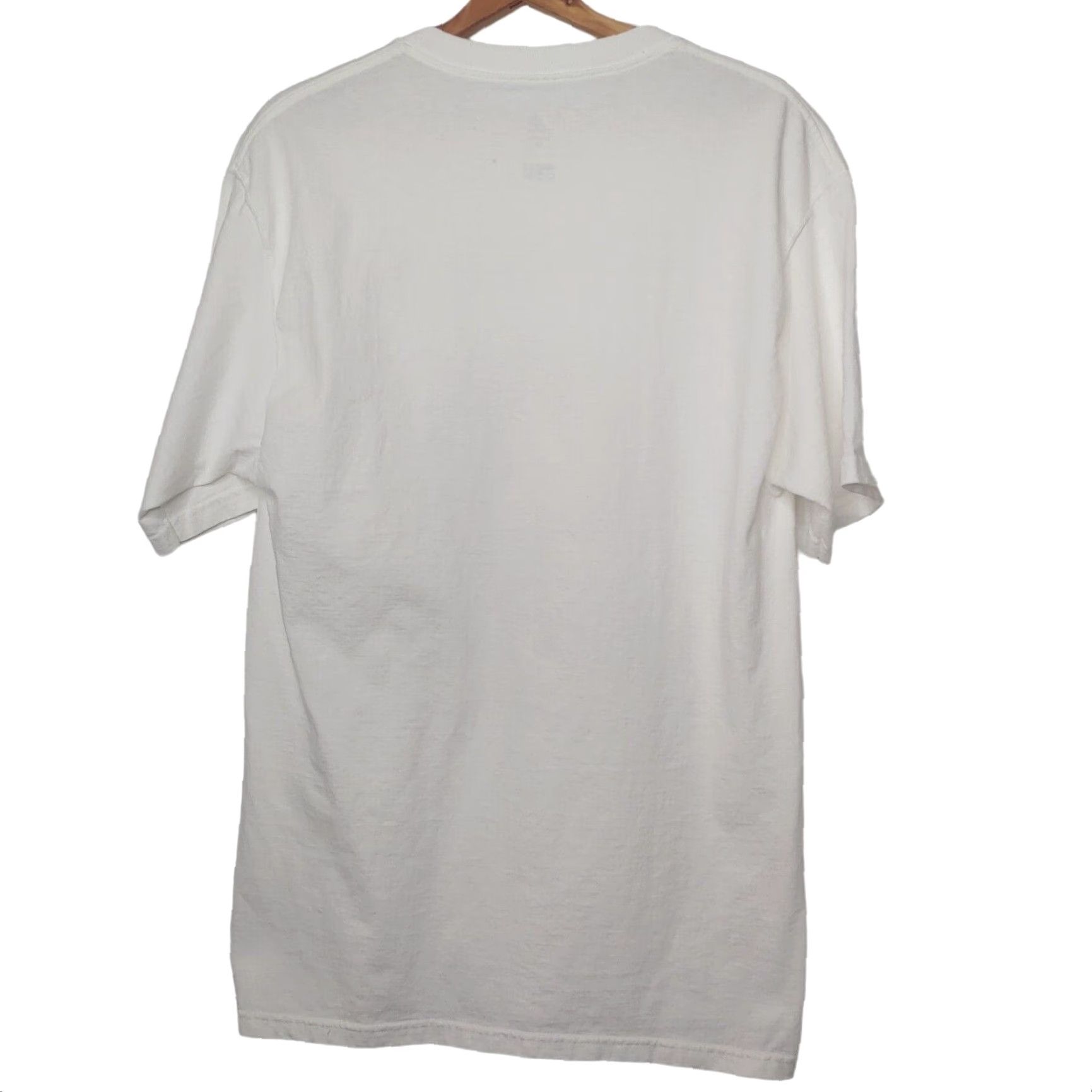 Fruit Of The Loom VINTAGE Jerry Springer Opera Shirt Men L White Crew Neck Short Sleeve Graphic Print The Hell With You I'm Going to Heaven T-Shirt Size US L / EU 52-54 / 3 - 4 Thumbnail
