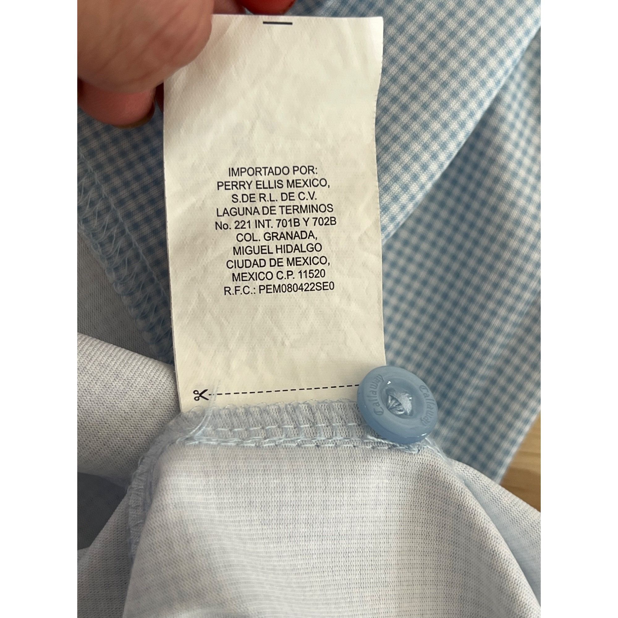 Callaway Callaway Mens Light Blue Short Sleeve Polo Shirt Size XL Pol Size US XL / EU 56 / 4 - 7 Thumbnail